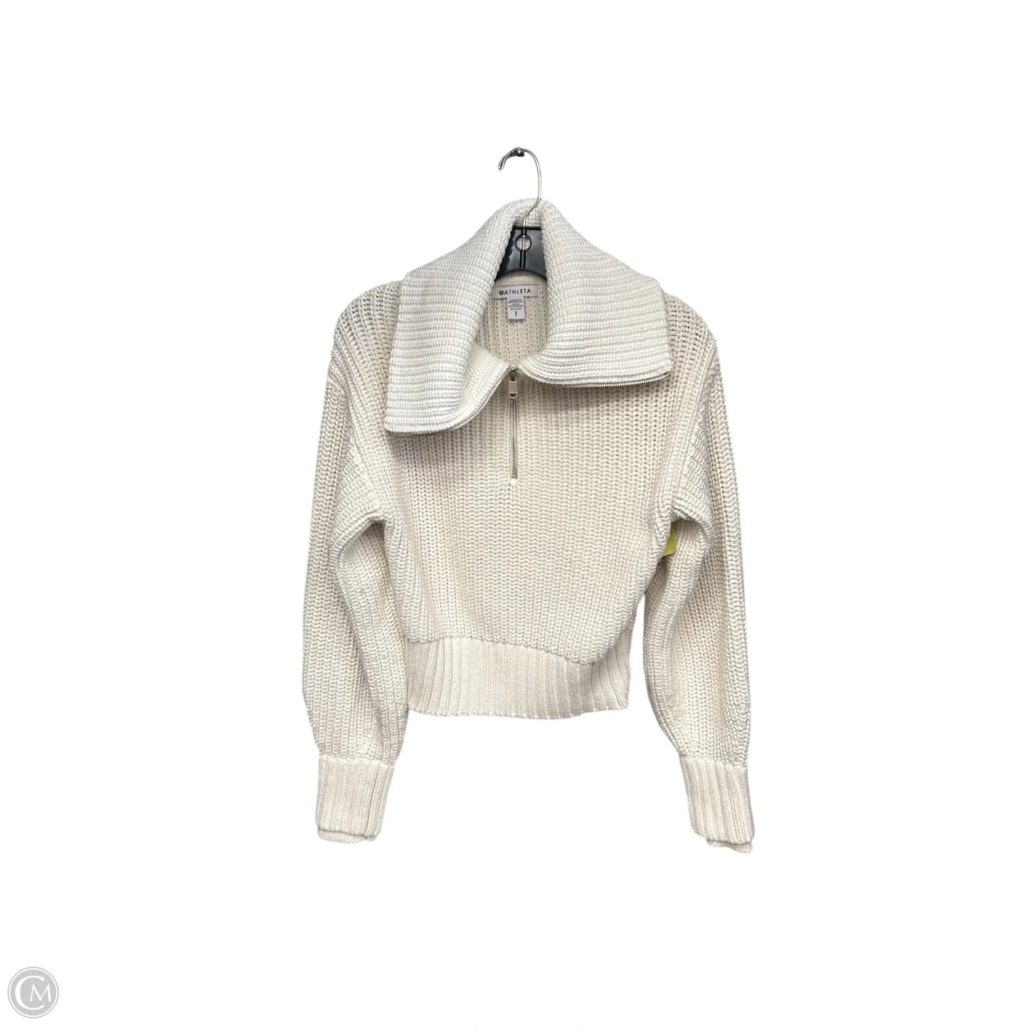 Sweater By Athleta In White, Size: S