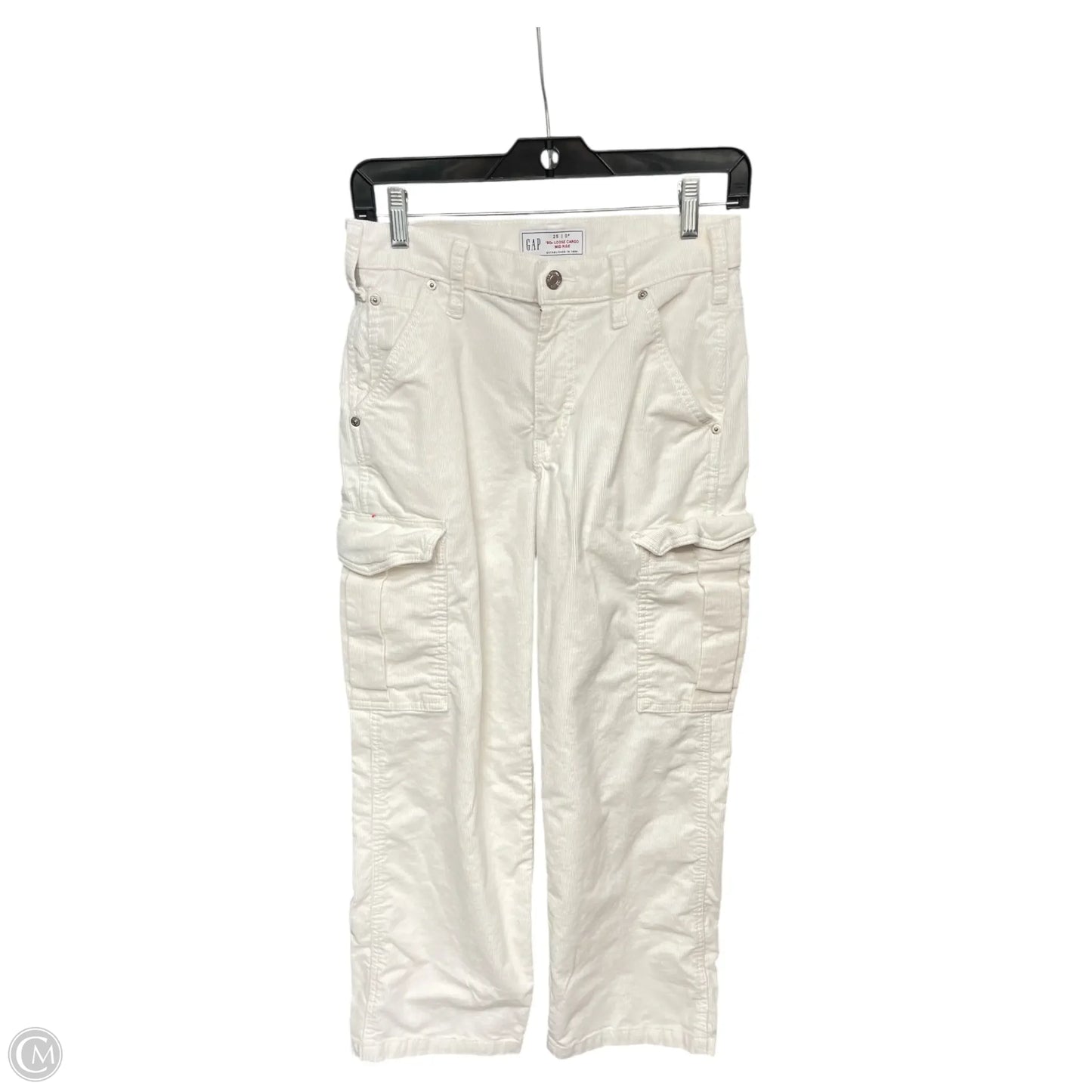 Pants Corduroy By Gap In White, Size: 0p
