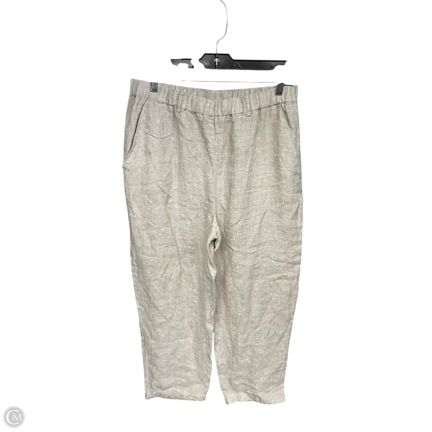 Pants Linen By Quince In Tan, Size: L