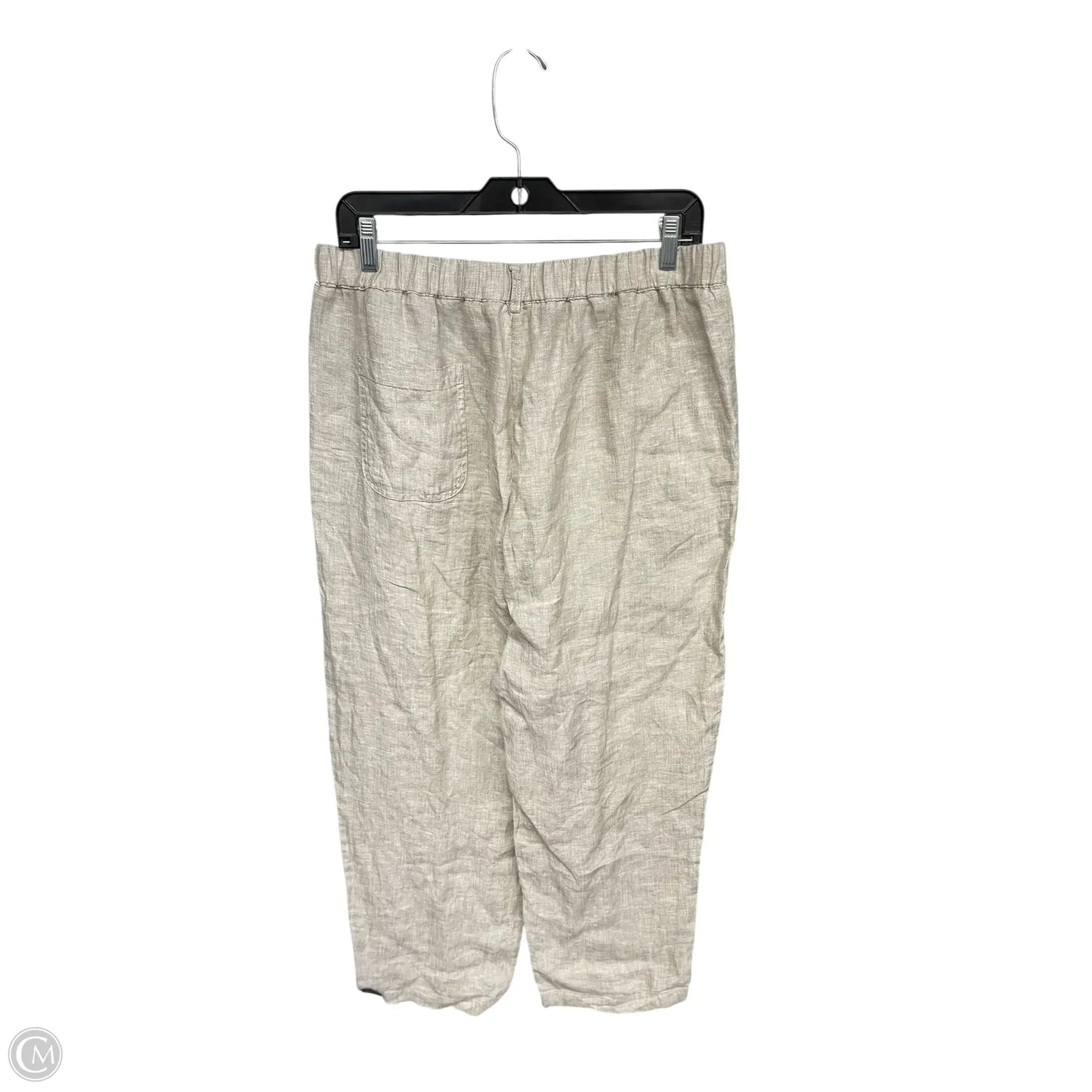 Pants Linen By Quince In Tan, Size: L