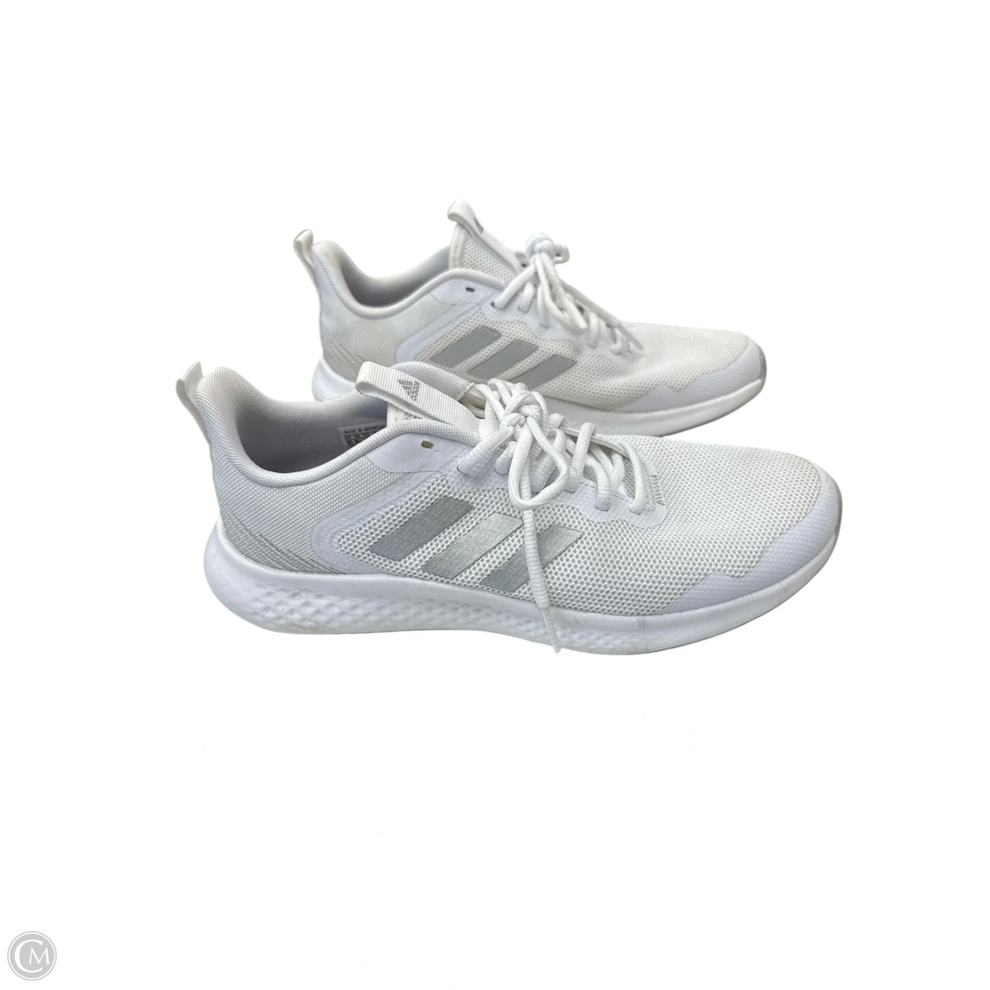 Shoes Athletic By Adidas In White, Size: 10