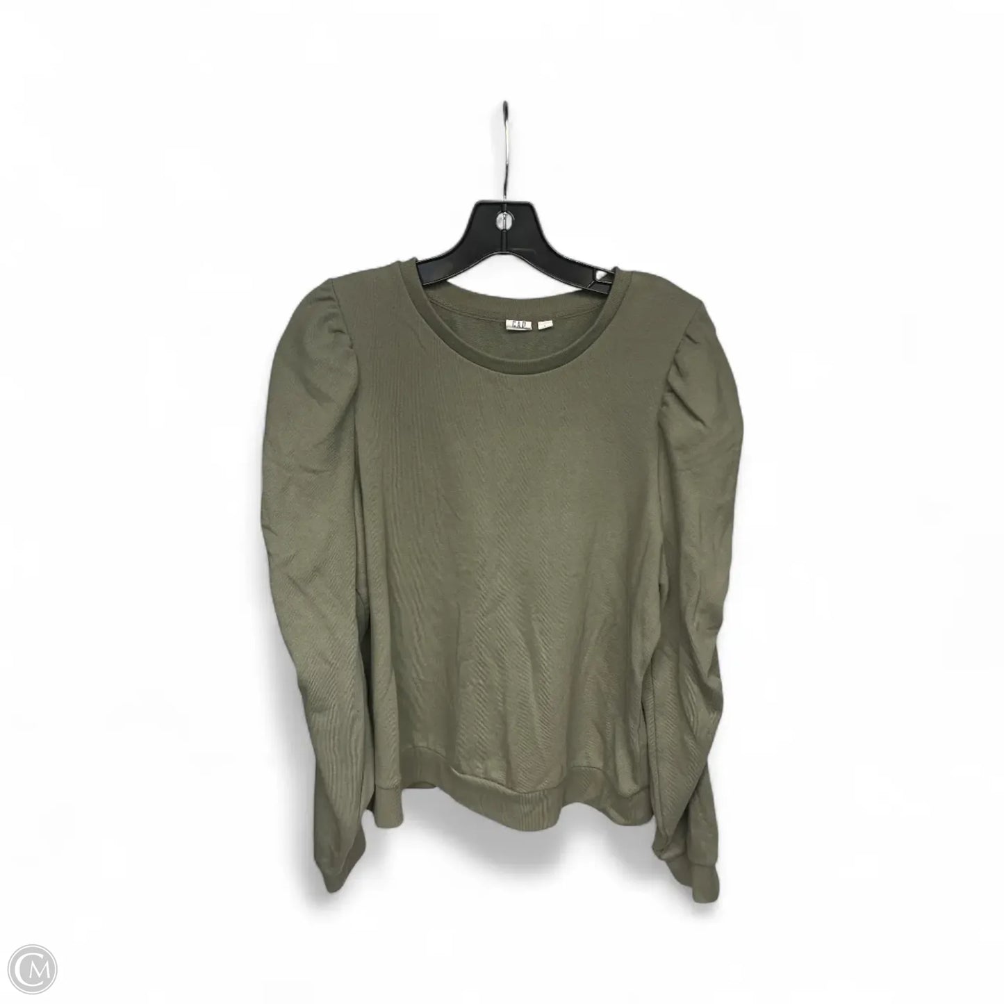 Top Long Sleeve By Gap In Green, Size: L