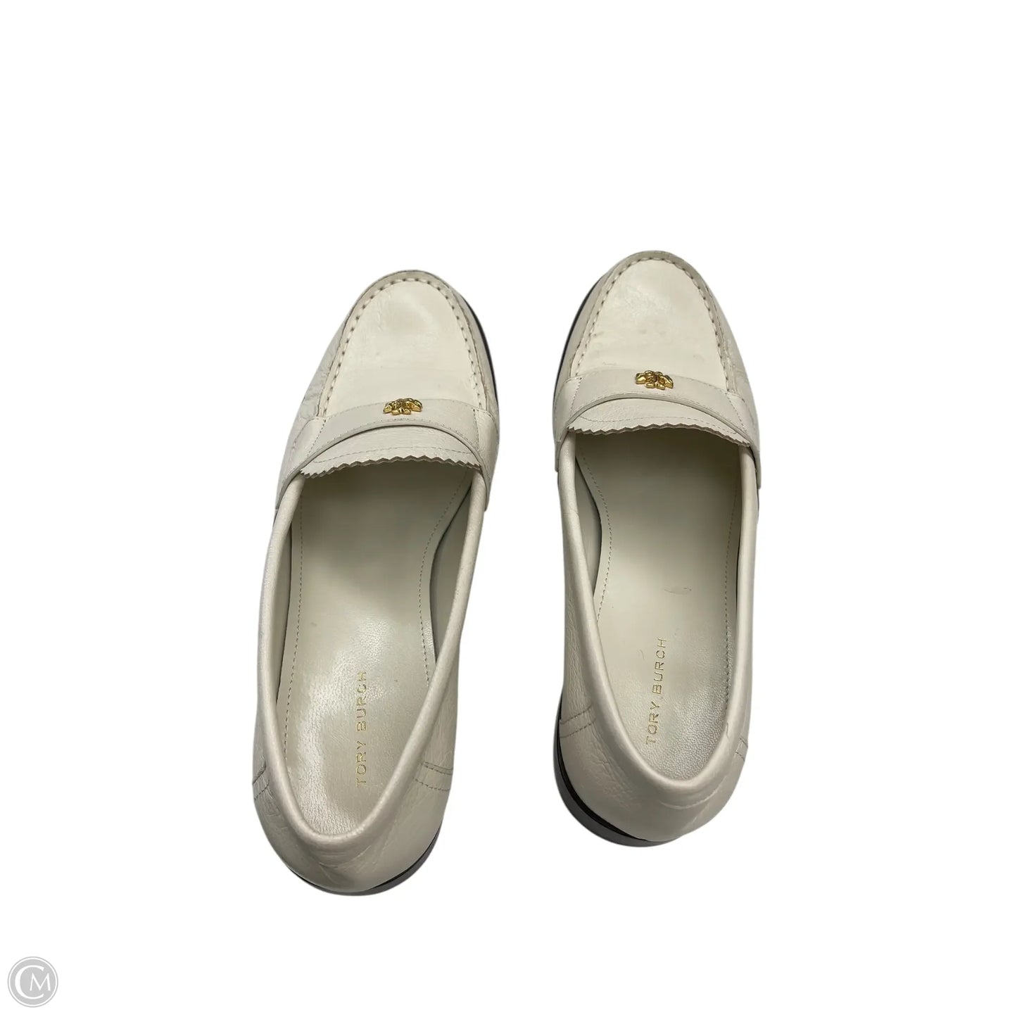 Shoes Designer By Tory Burch In Ivory, Size: 8