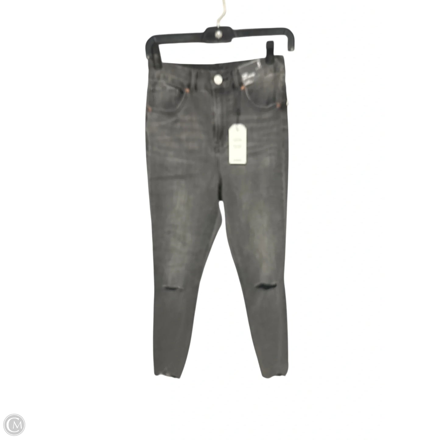 Jeans Skinny By Express In Grey Denim, Size: S