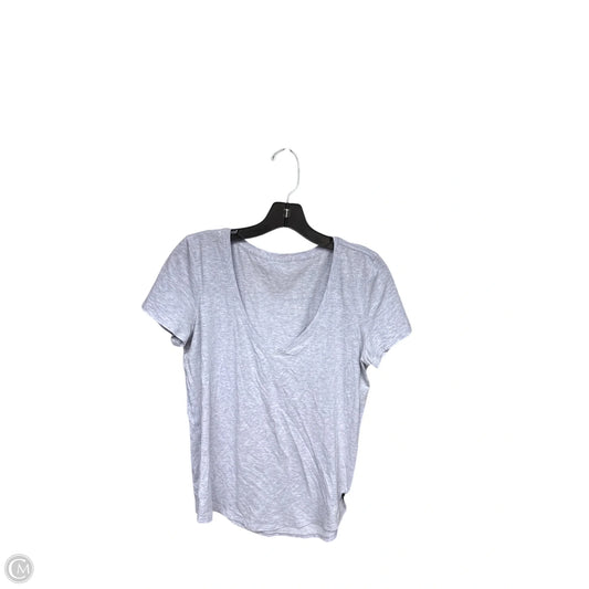 Athletic Top Short Sleeve By Lululemon In Purple, Size: L