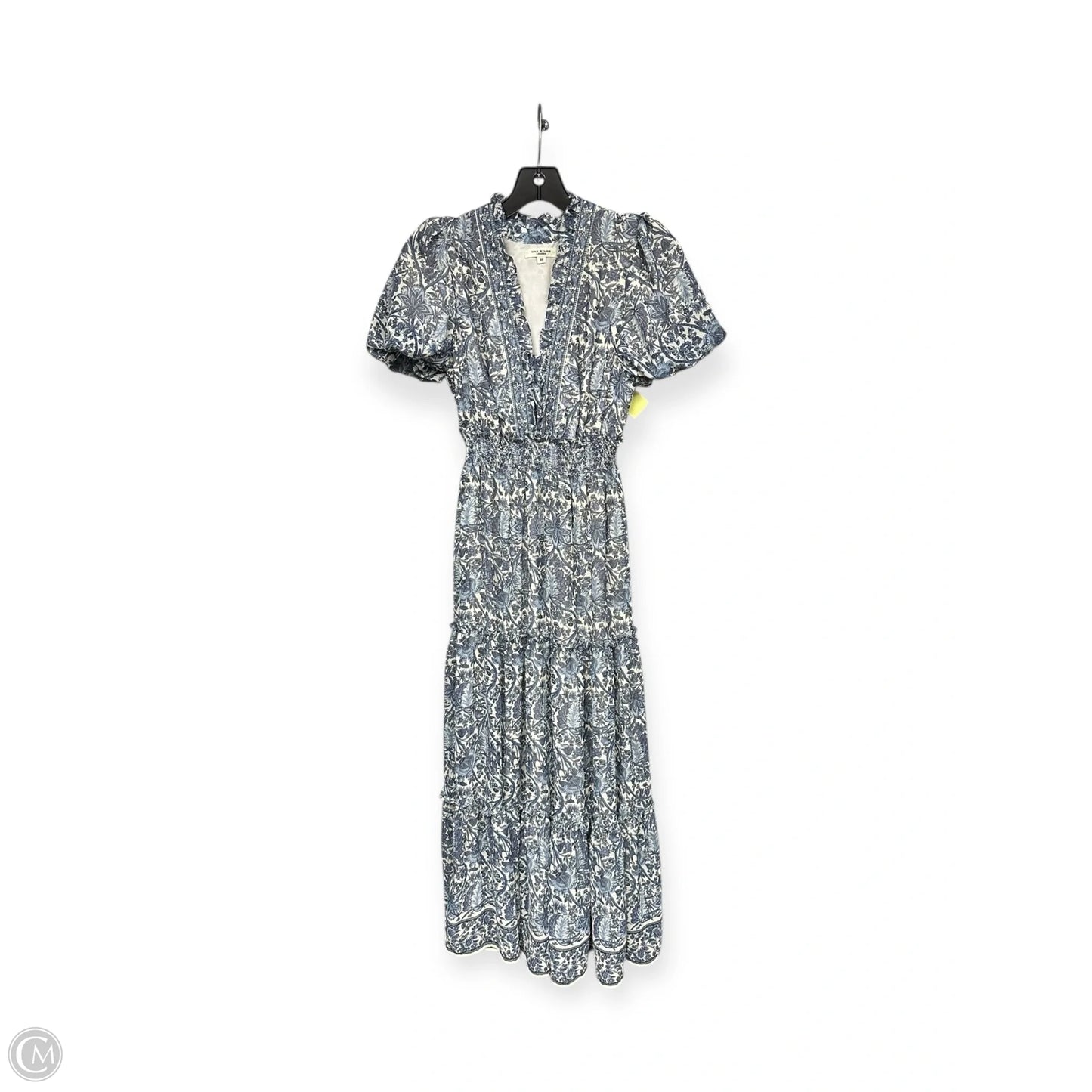 Dress Casual Maxi By Max Studio In Blue & White, Size: Xs