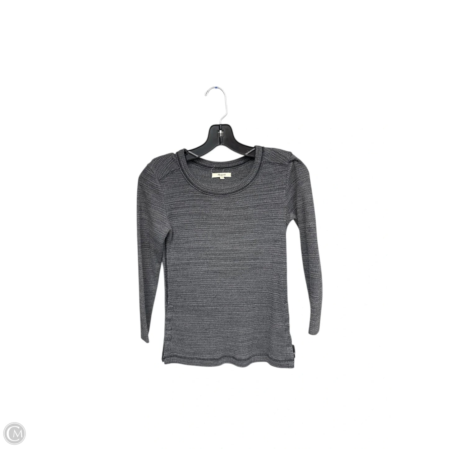 Top Long Sleeve Basic By Madewell In Grey, Size: Xs