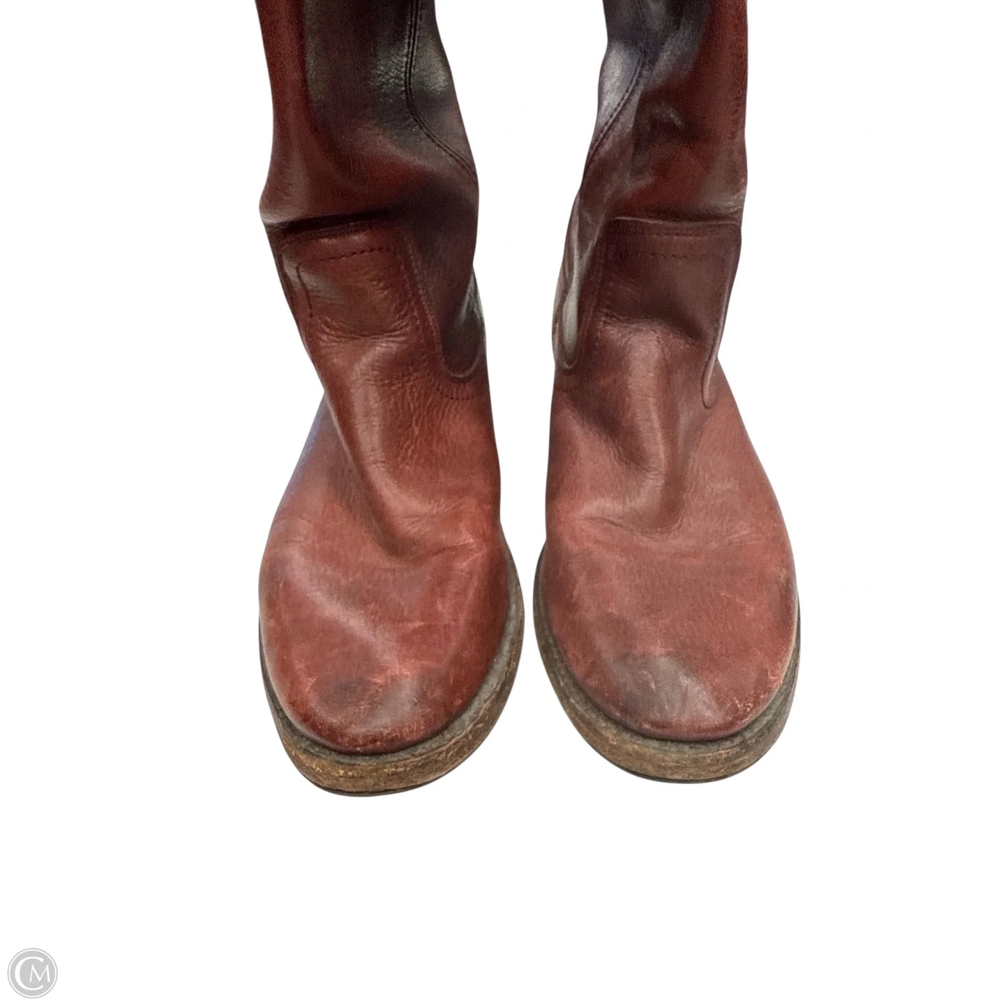 Boots Designer By Frye In Red, Size: 9