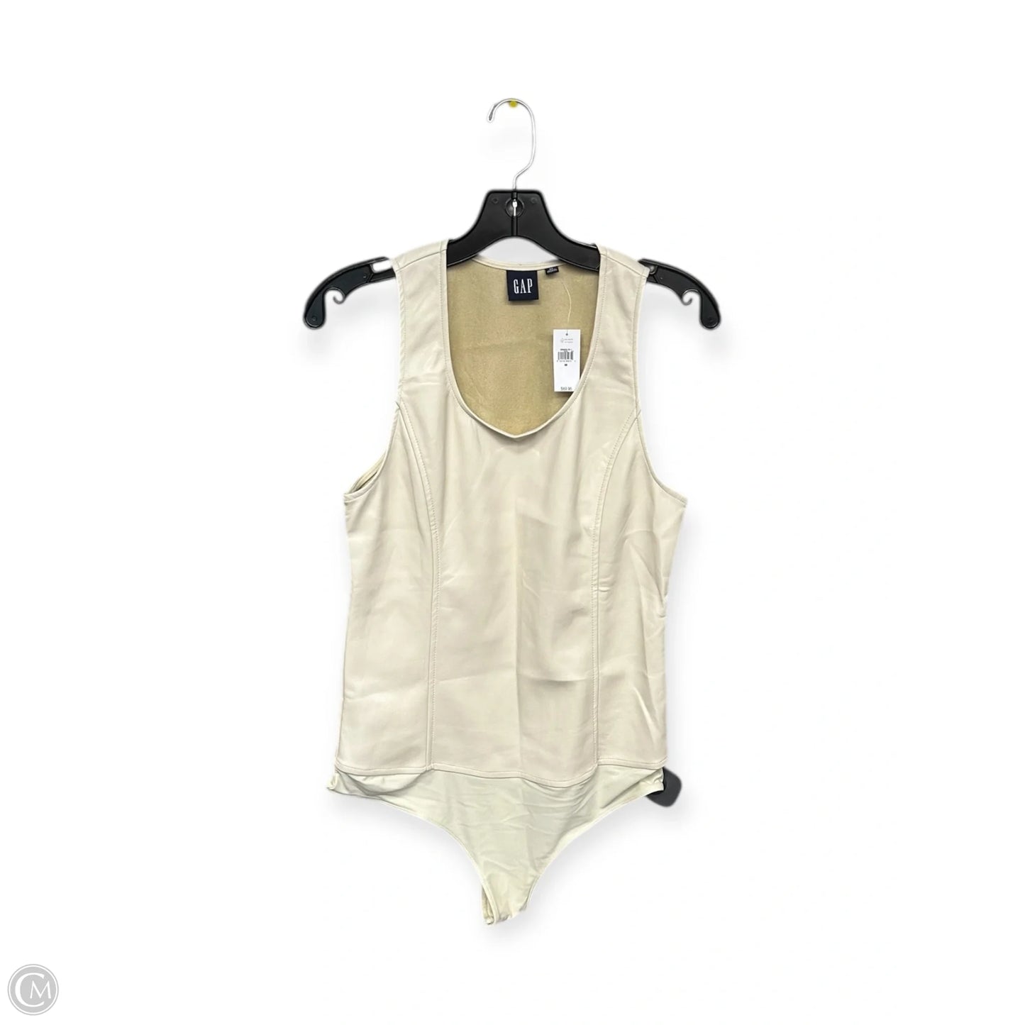 Bodysuit By Gap In Cream, Size: M