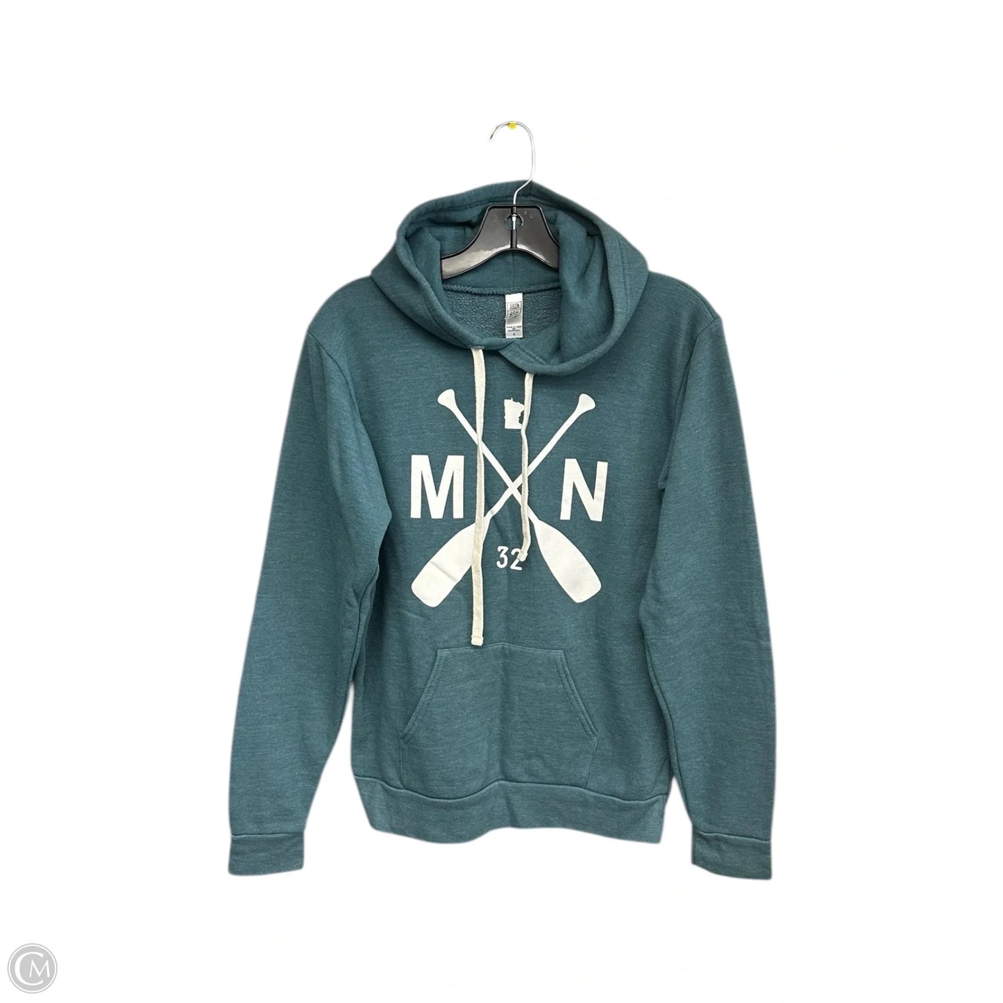 Sweatshirt Hoodie By Cmc In Teal, Size: S