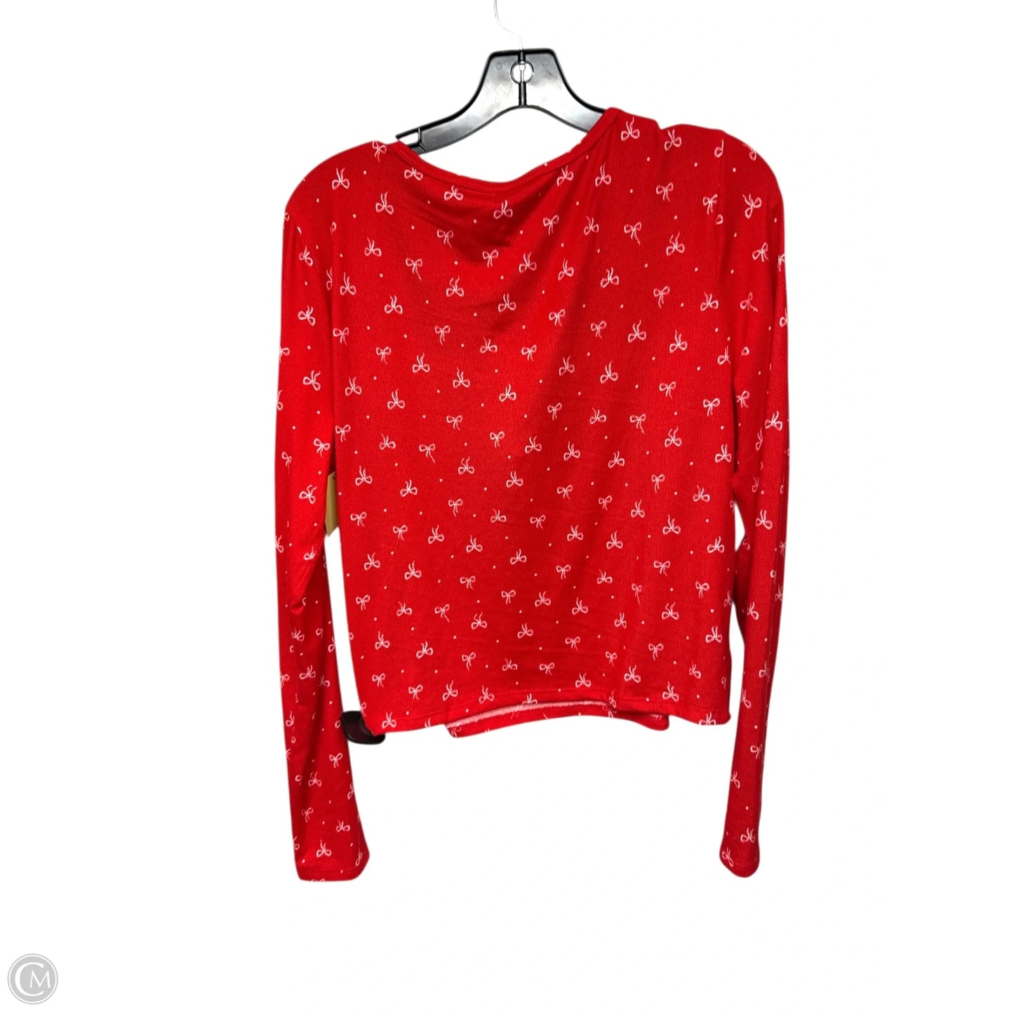 Top Long Sleeve By Colsie In Red, Size: M