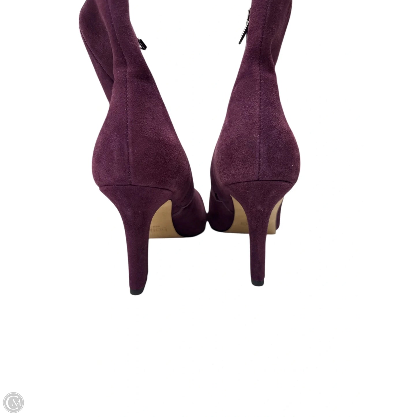 Boots Ankle Heels By Botkier In Purple, Size: 7
