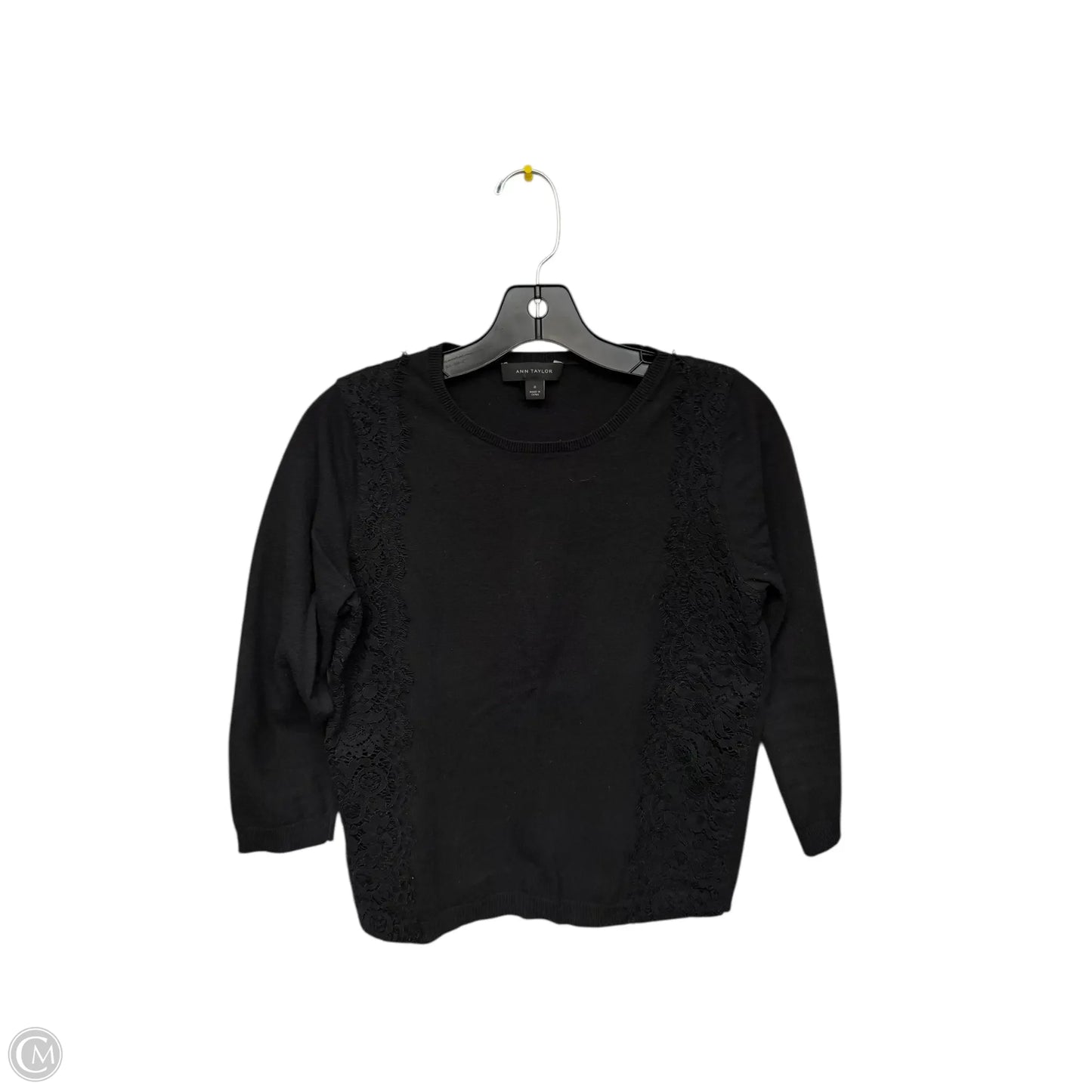 Sweater By Ann Taylor In Black, Size: M