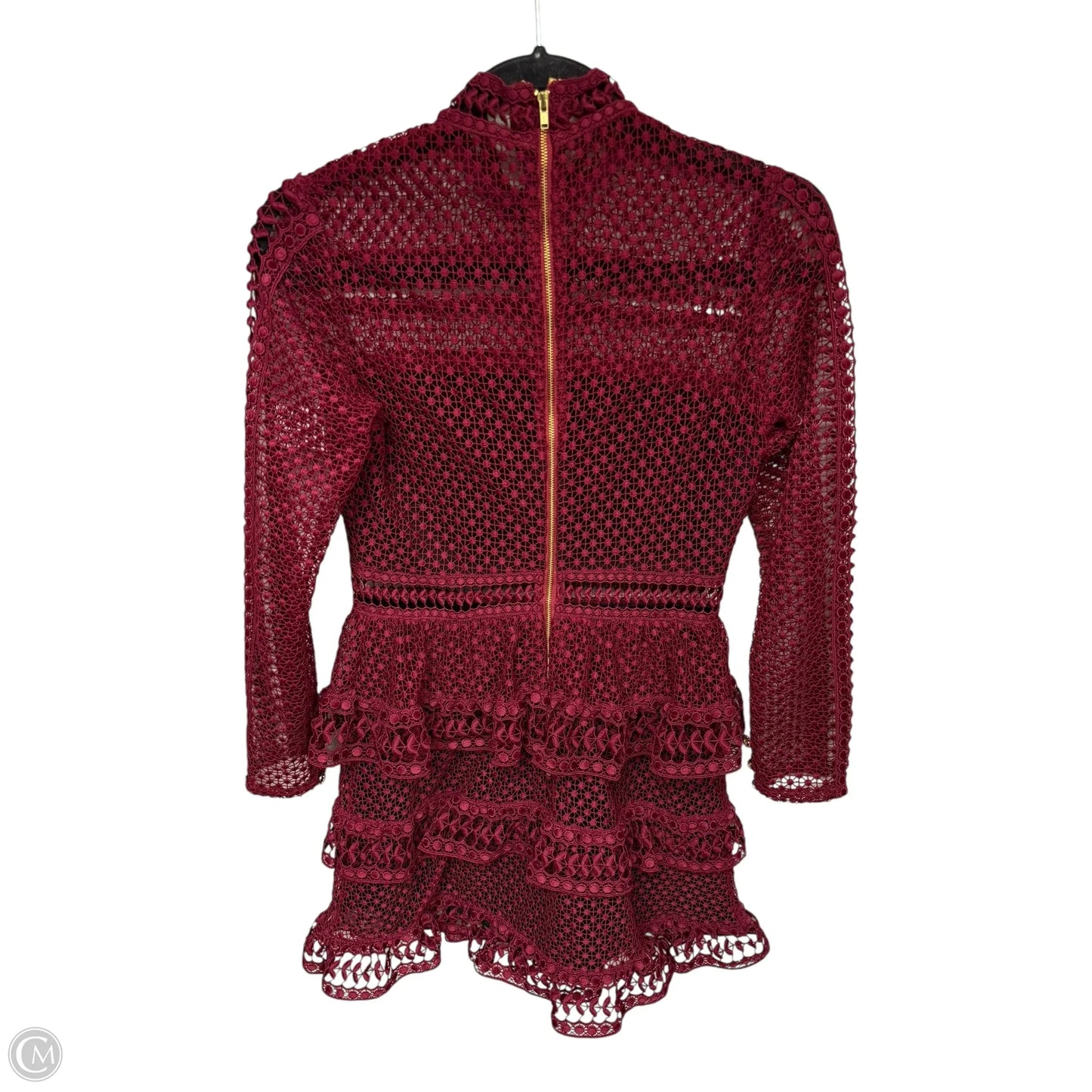 Dress Party Midi By Clothes Mentor In Maroon, Size: 6