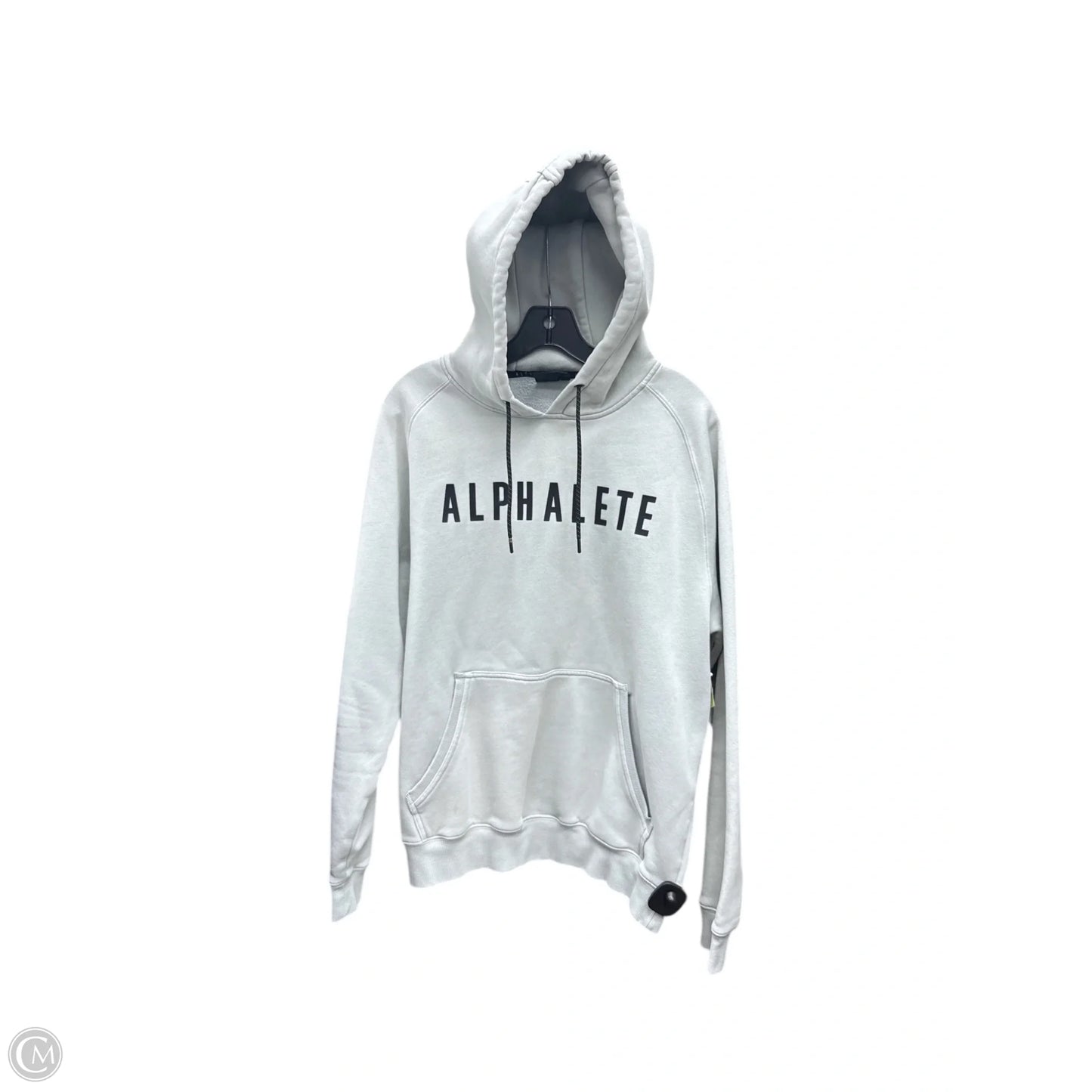 Athletic Sweatshirt Hoodie By Alphalete In Green, Size: L