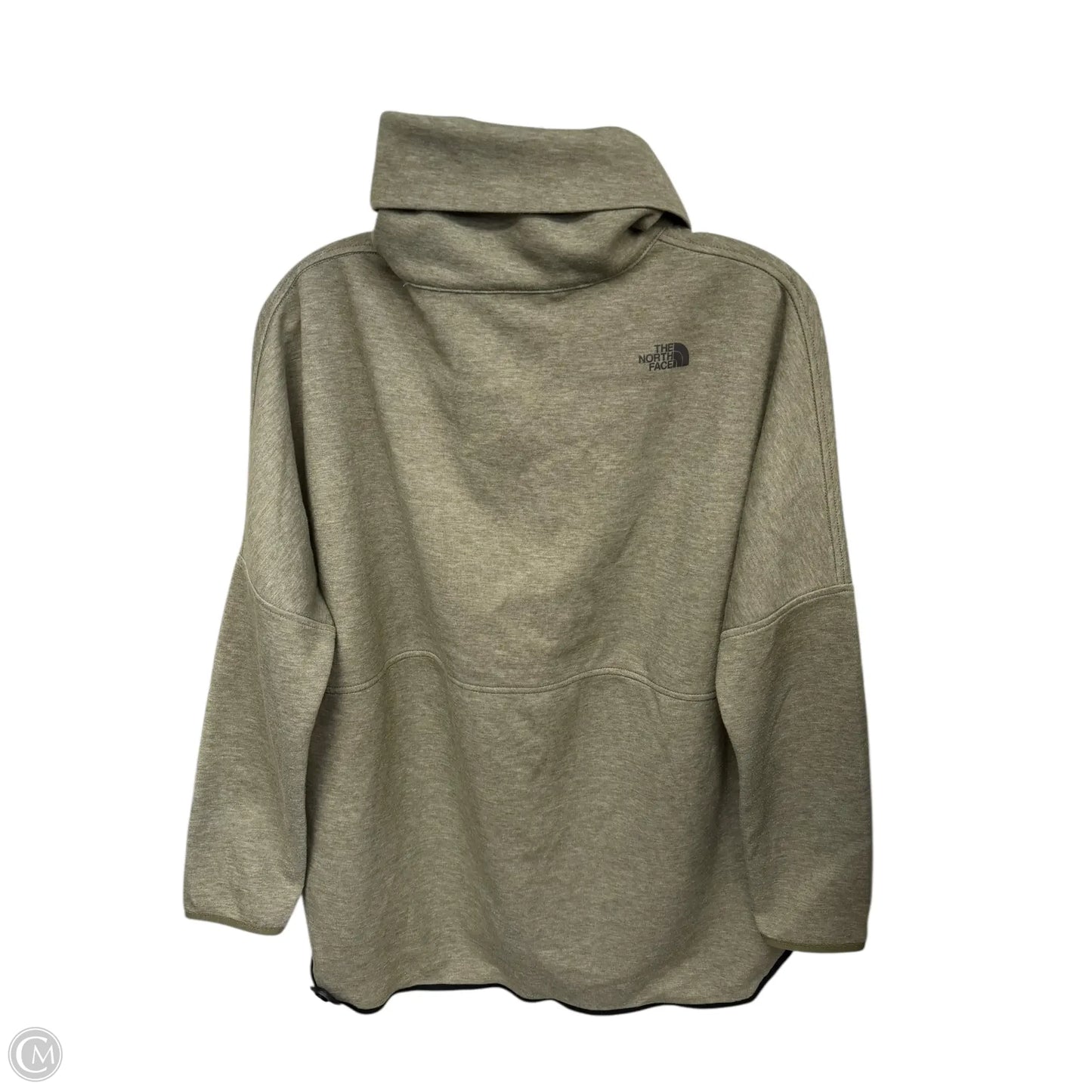 Athletic Sweatshirt Collar By The North Face In Green, Size: S