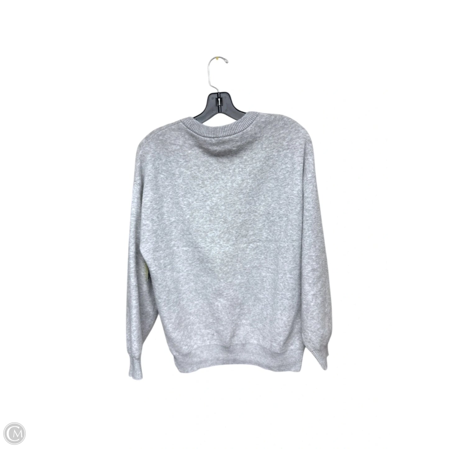 Sweater By Hippie Rose In Grey & White, Size: M
