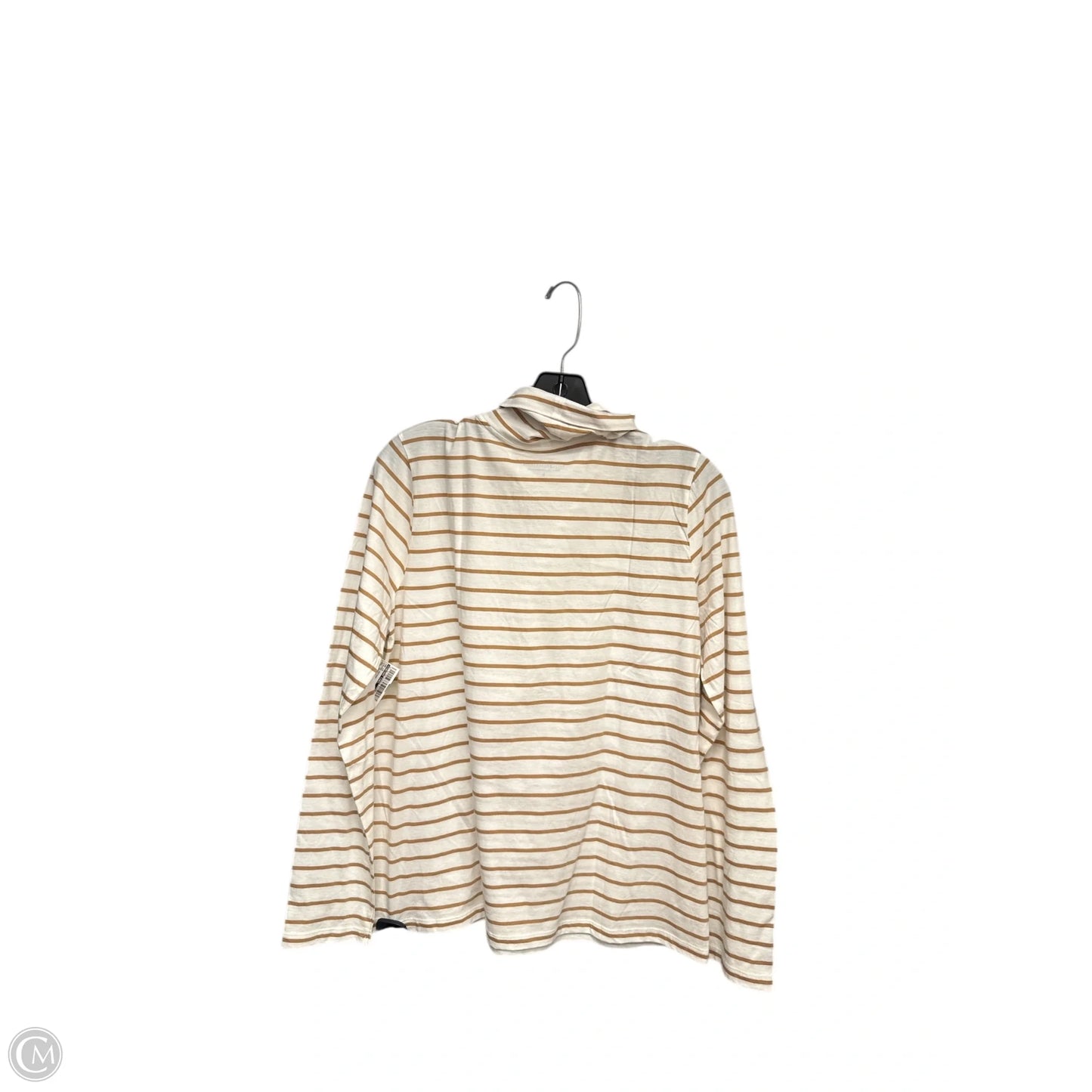 Top Long Sleeve By Vineyard Vines In Striped Pattern, Size: L