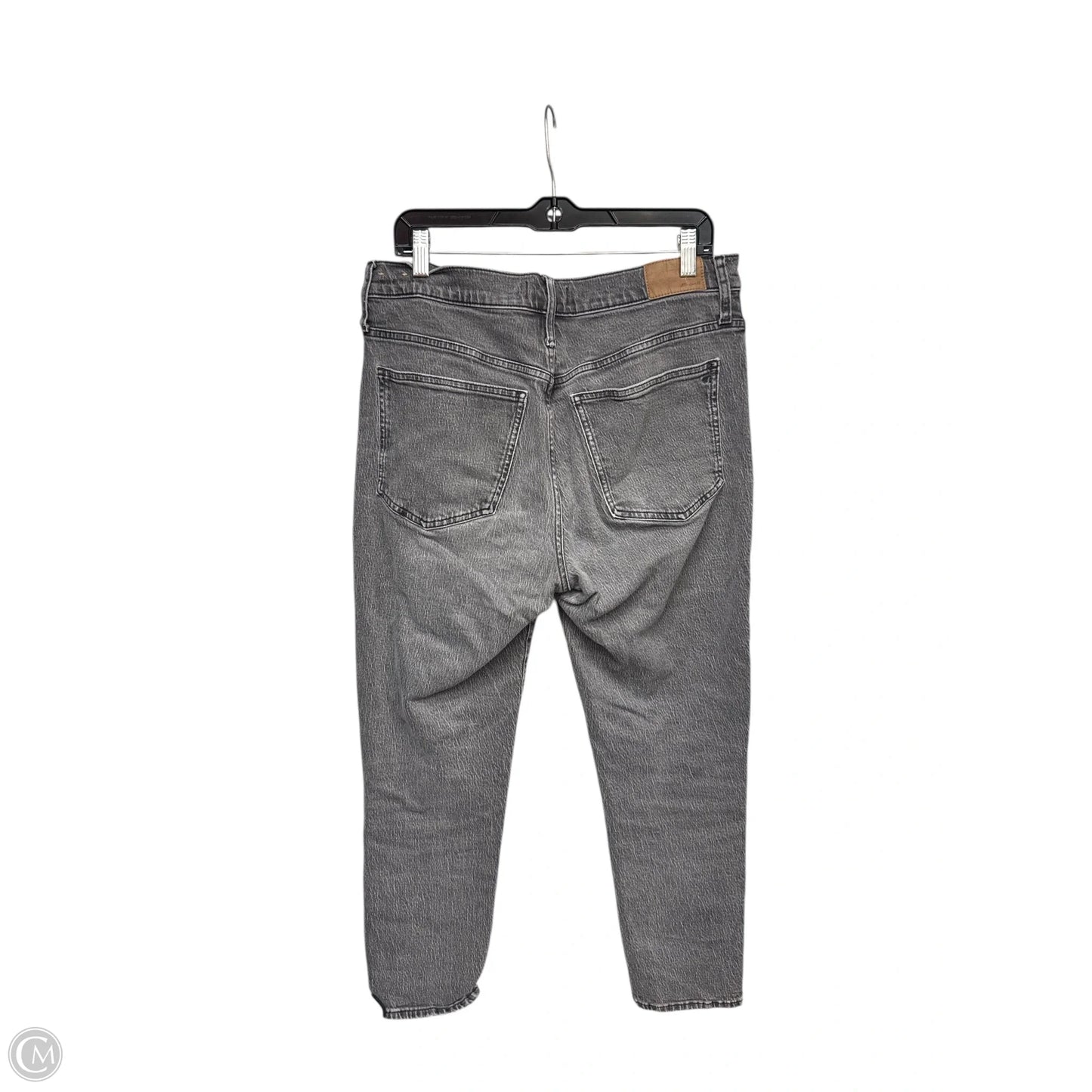 Jeans Straight By Madewell In Black Denim, Size: 30