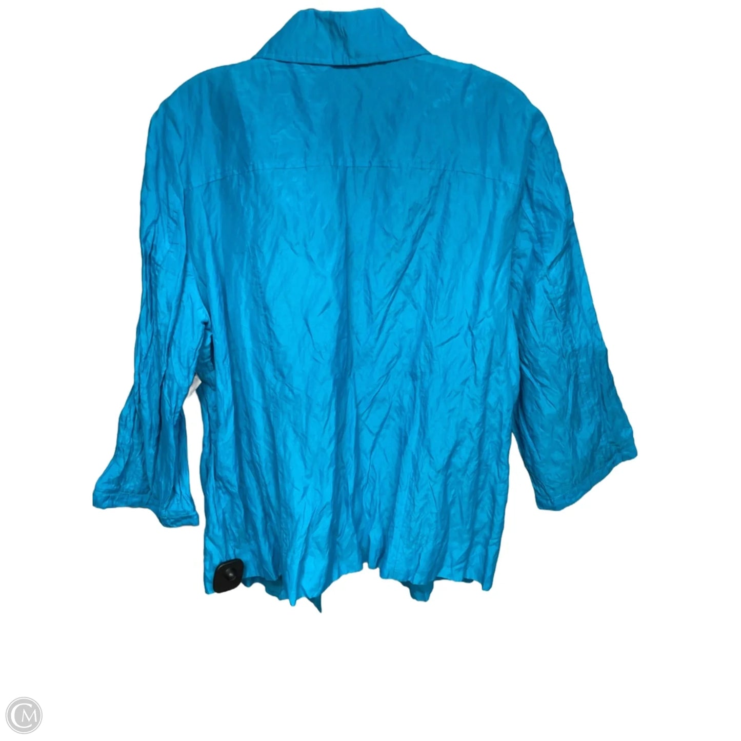 Blazer By Chicos In Blue, Size: Xl