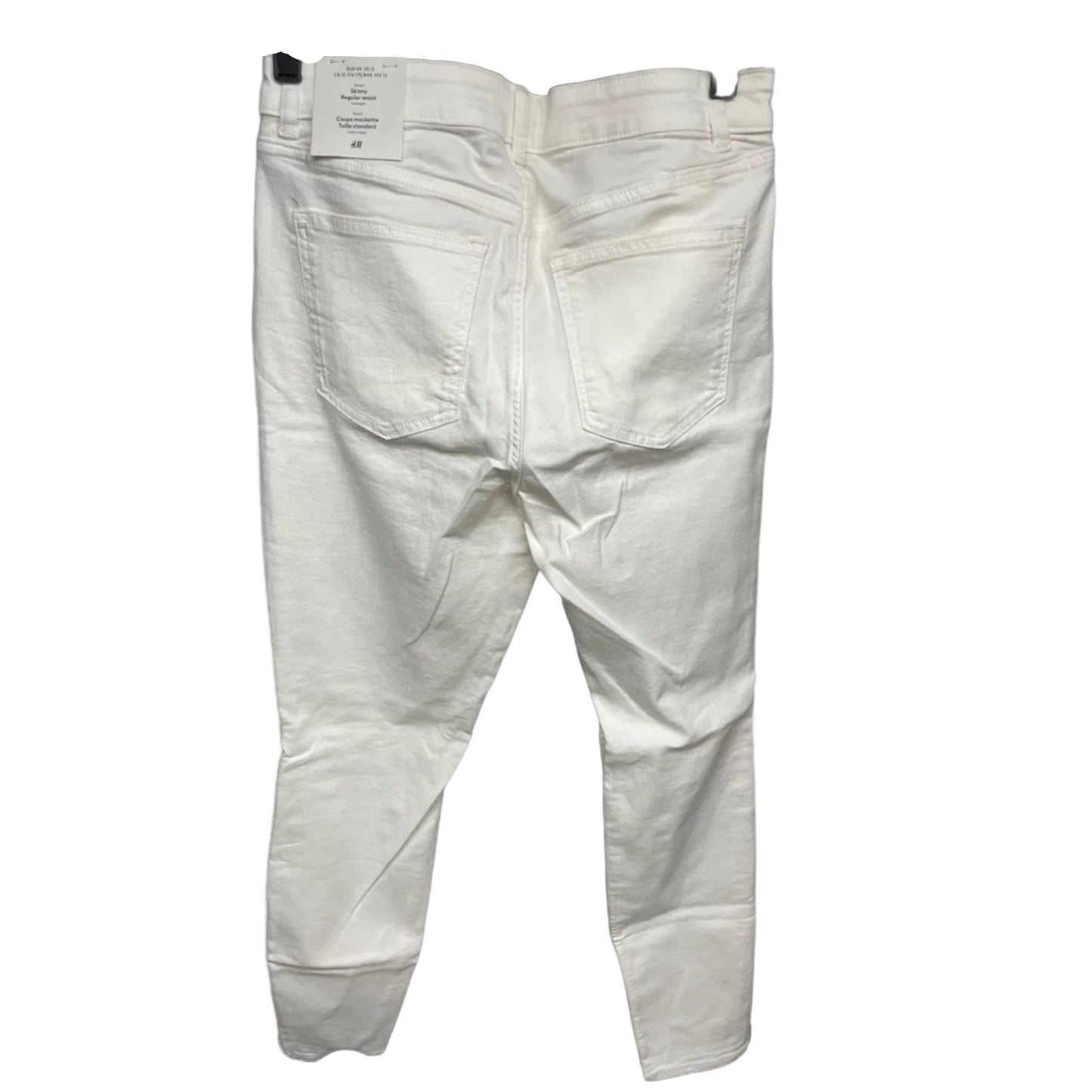 Jeans Skinny By H&m In White, Size: 12