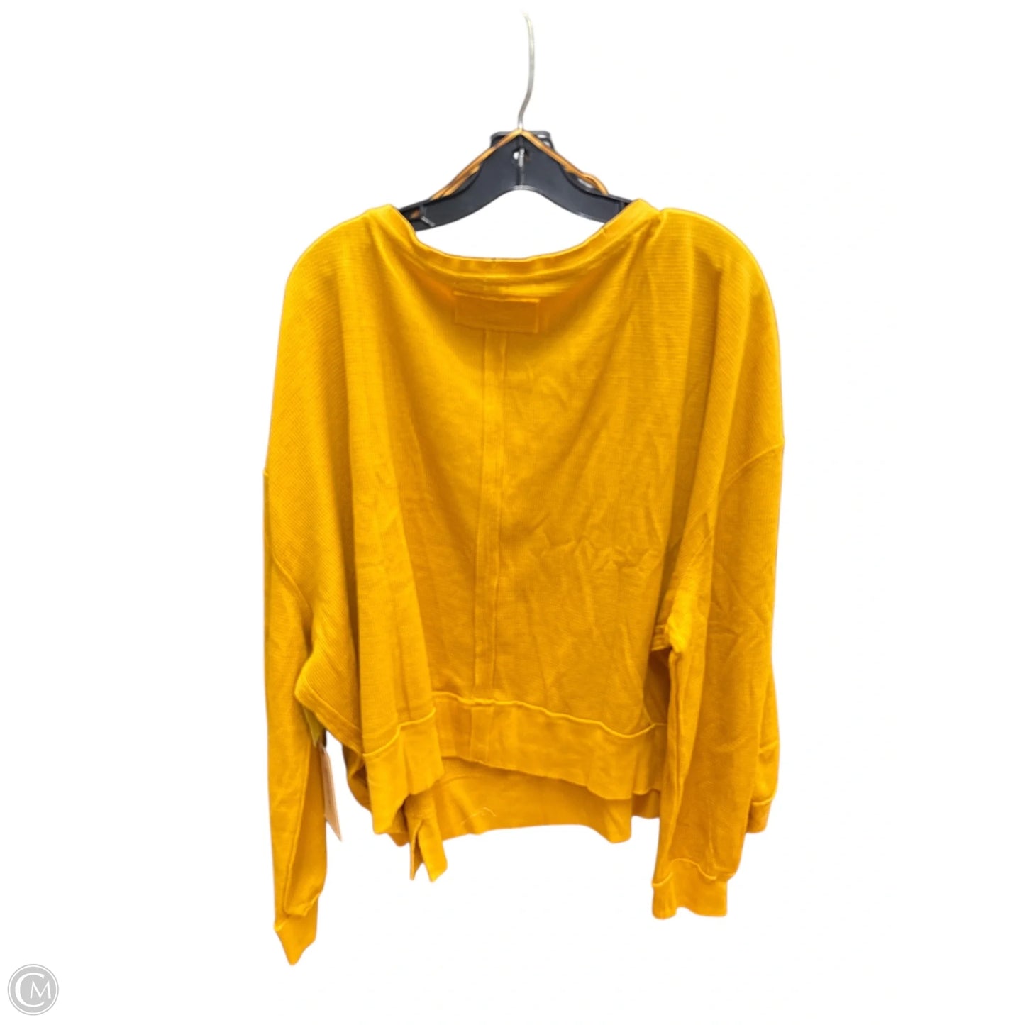 Top Long Sleeve By Clothes Mentor In Yellow, Size: M