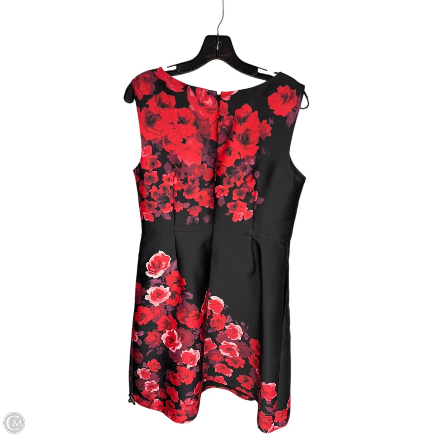 Dress Party Midi By Talbots In Black & Red, Size: 12p