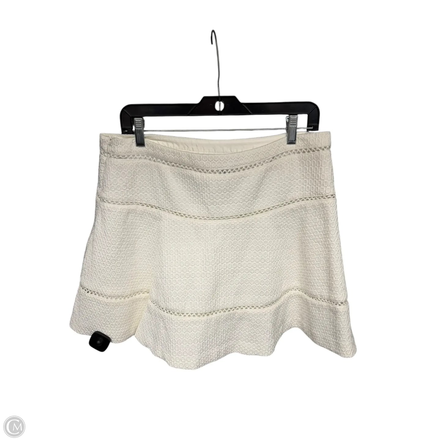 Skirt Midi By Banana Republic In Cream, Size: 10