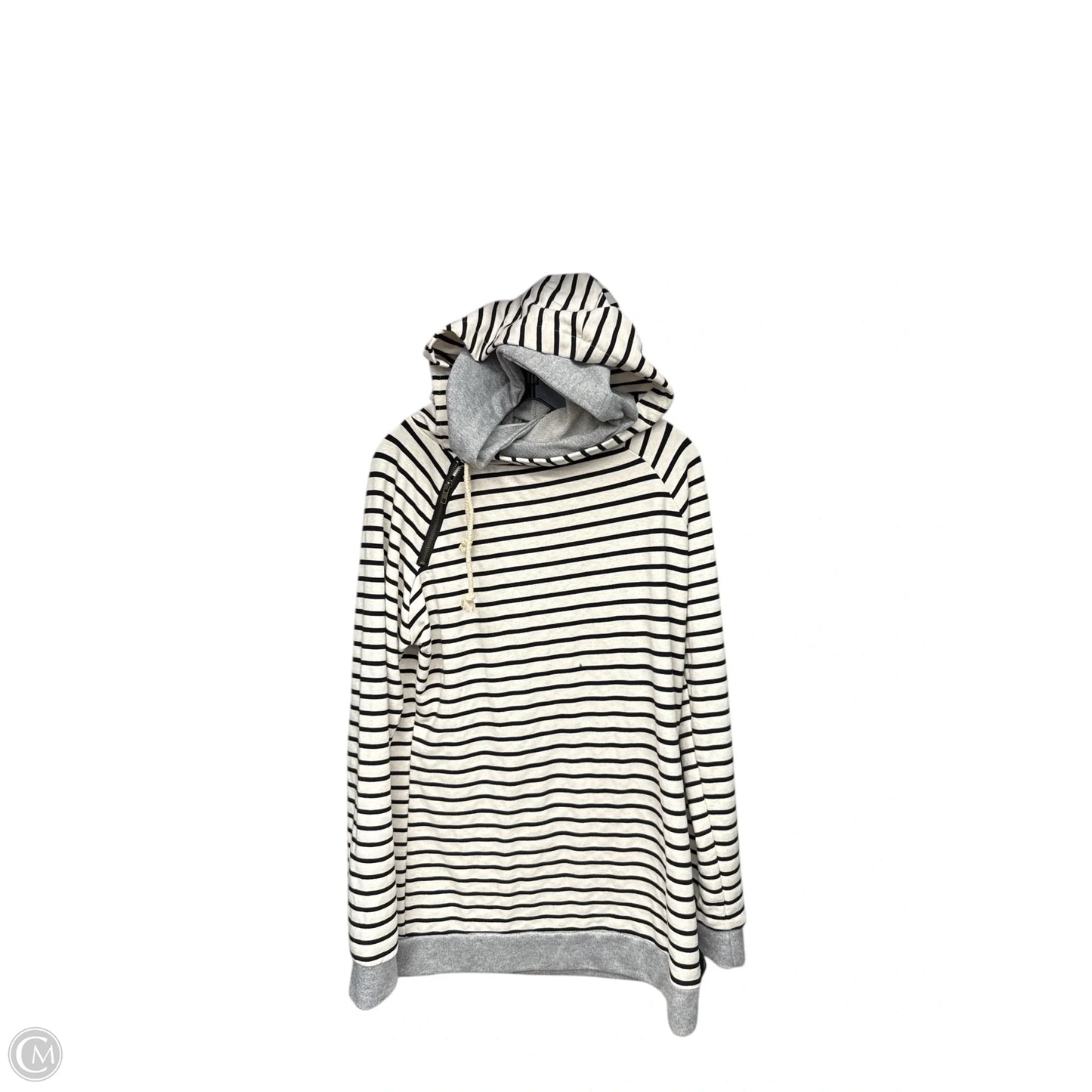 Sweater By Clothes Mentor In Striped Pattern, Size: Xl