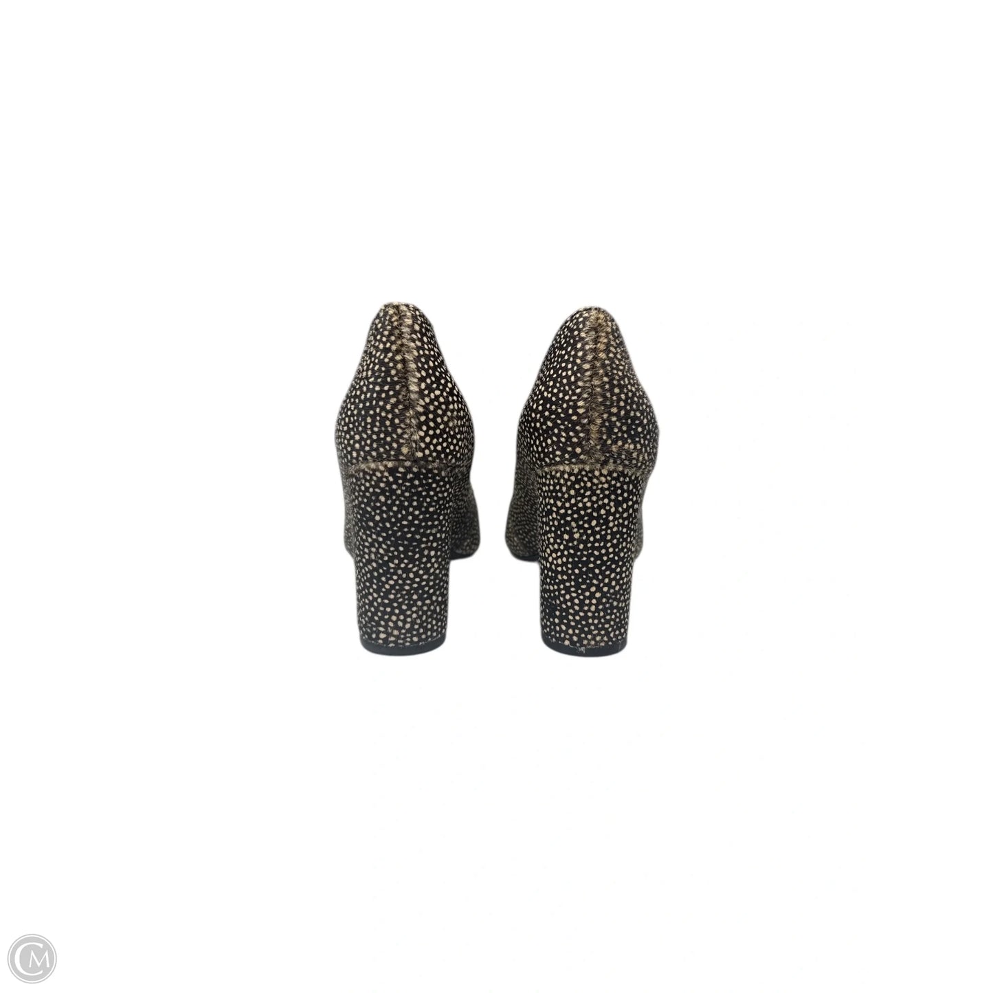 Shoes Heels Block By Banana Republic In Brown & Cream, Size: 6