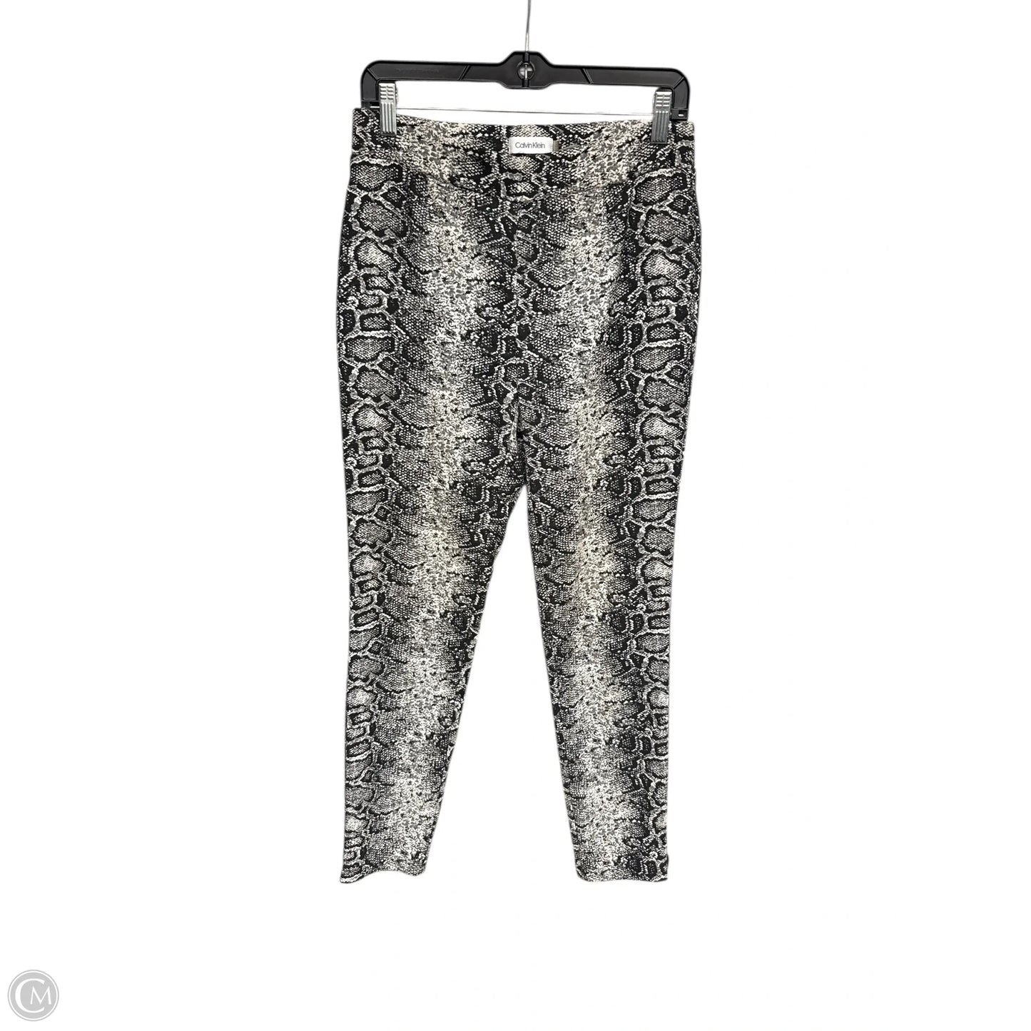 Pants Leggings By Calvin Klein In Snakeskin Print, Size: 6