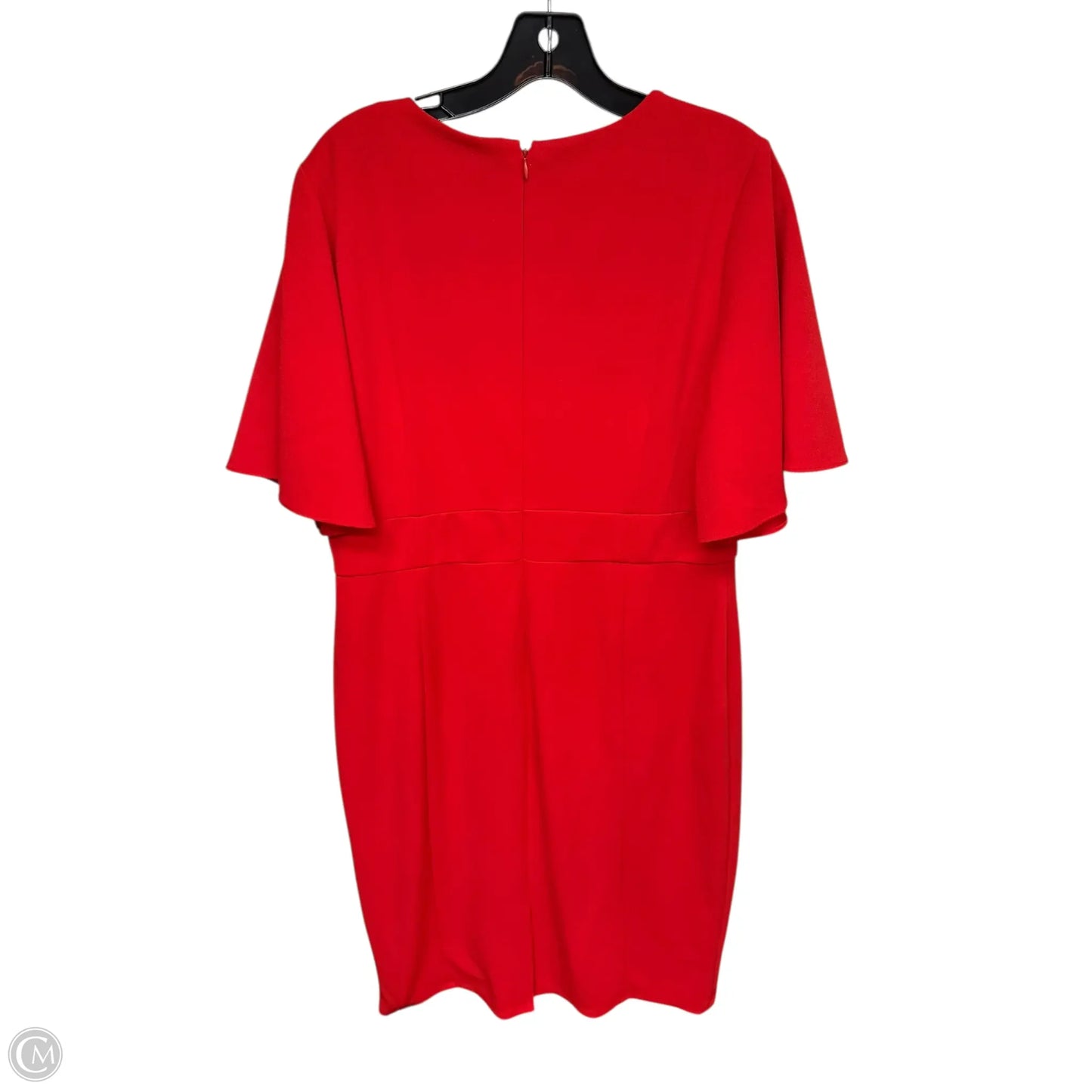 Dress Party Midi By Maggy London In Red, Size: 14