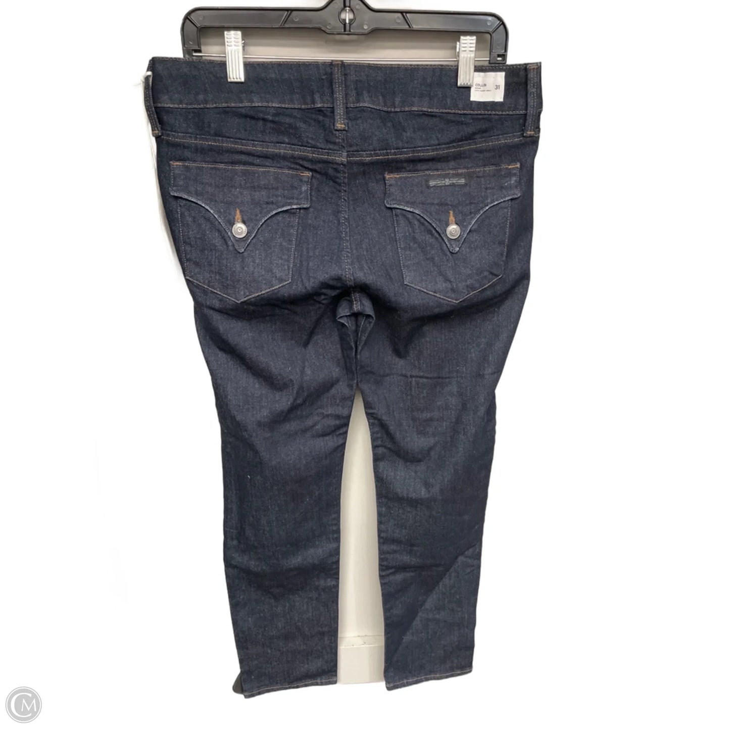 Jeans Straight By Hudson In Blue Denim, Size: 12
