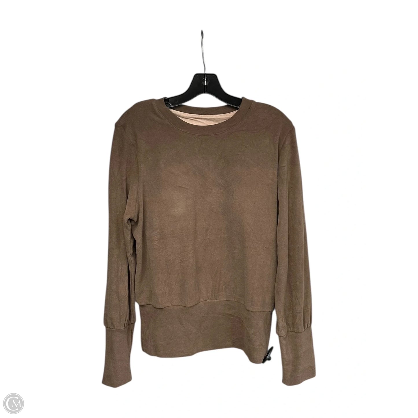 Top Long Sleeve By Clothes Mentor In Brown, Size: L