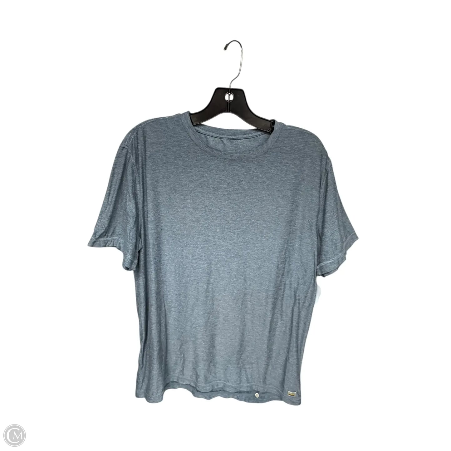 Top Short Sleeve By Vuori In Blue, Size: L