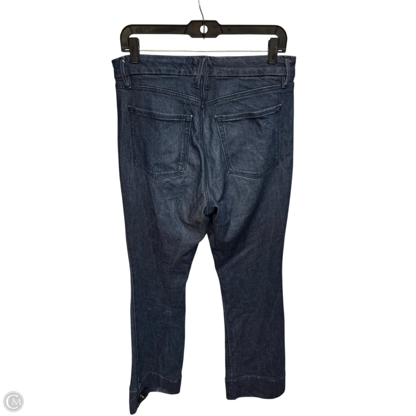 Jeans Flared By Good American In Blue Denim, Size: 10