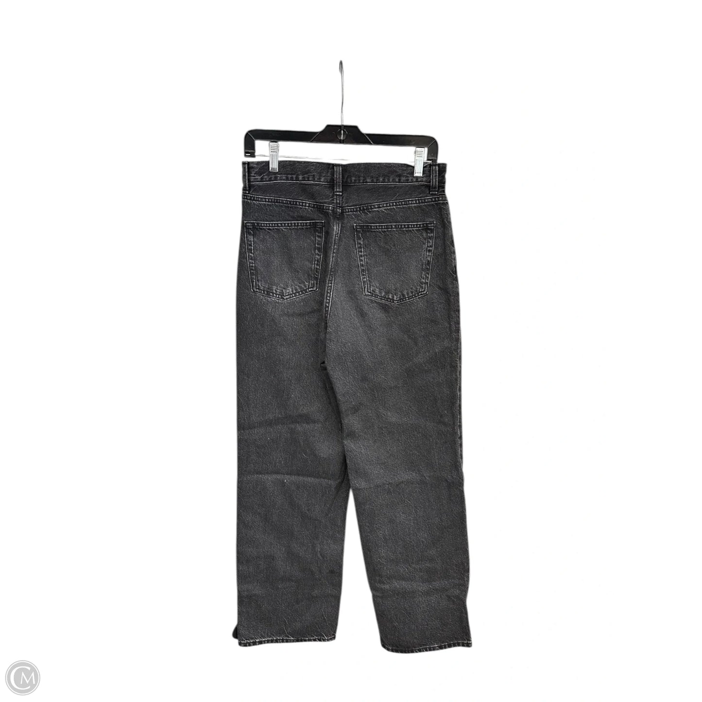 Jeans Straight By Clothes Mentor In Black Denim, Size: L