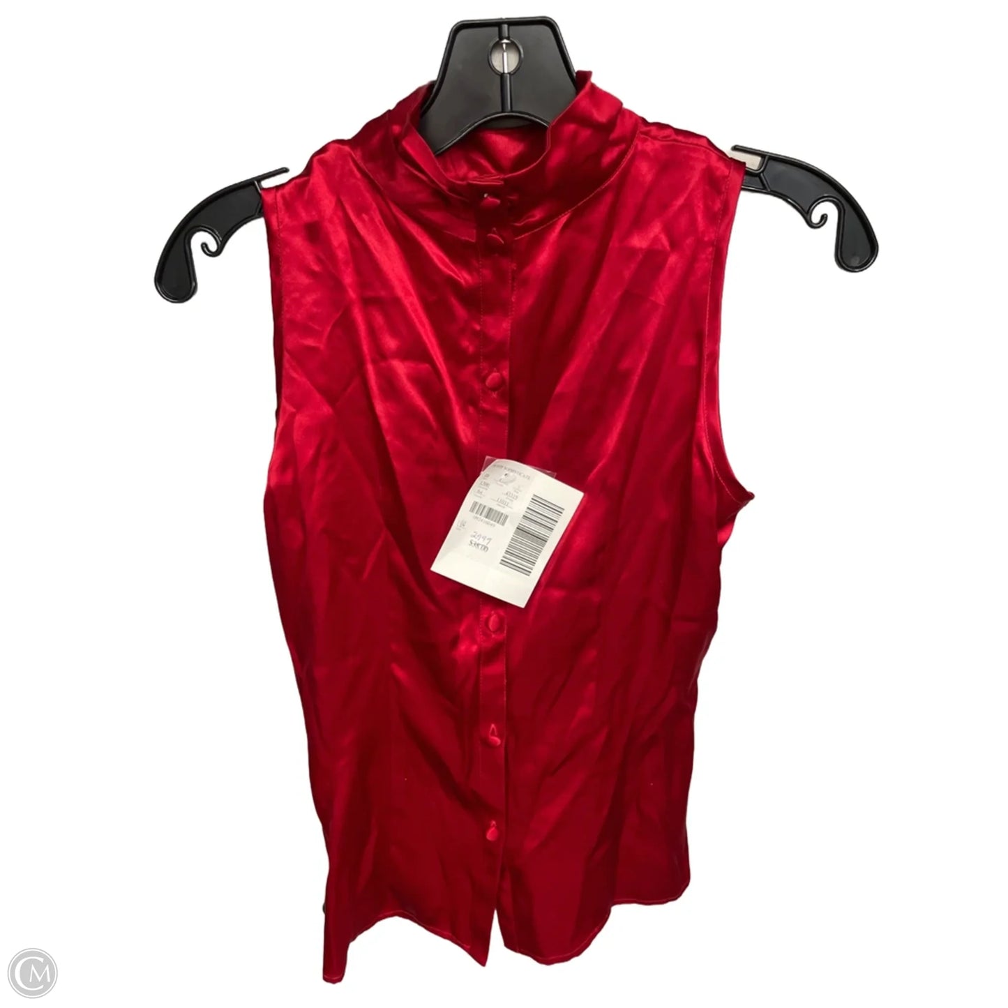 Top Long Sleeve By Petite Sophisticate In Red, Size: 4
