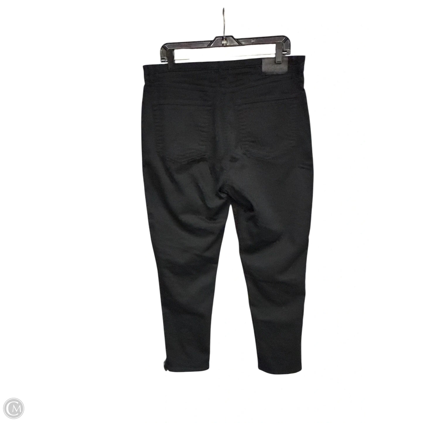 Jeans Straight By Lauren By Ralph Lauren In Black, Size: 16