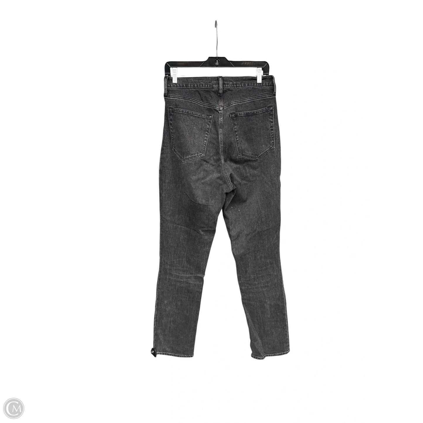 Jeans Straight By Abercrombie And Fitch In Black Denim, Size: 10
