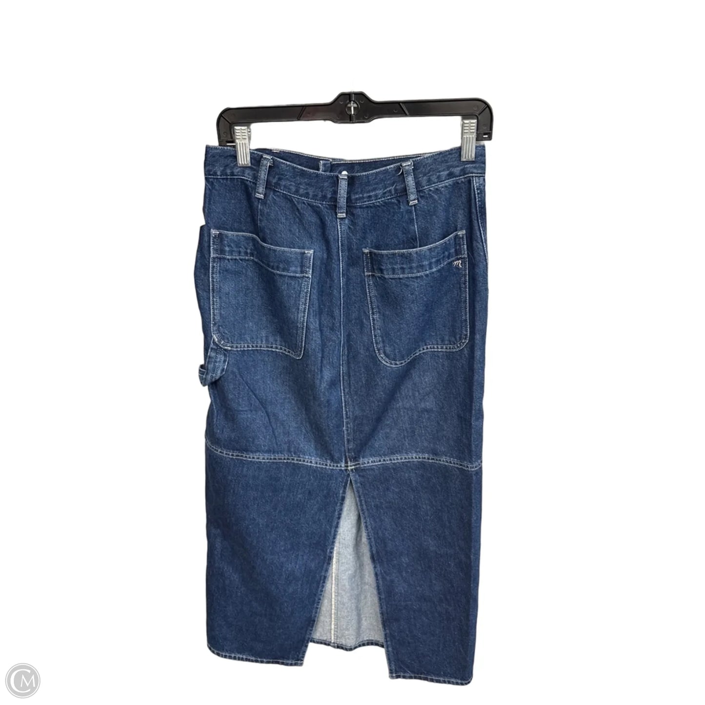 Skirt Maxi By Madewell In Blue Denim, Size: 26