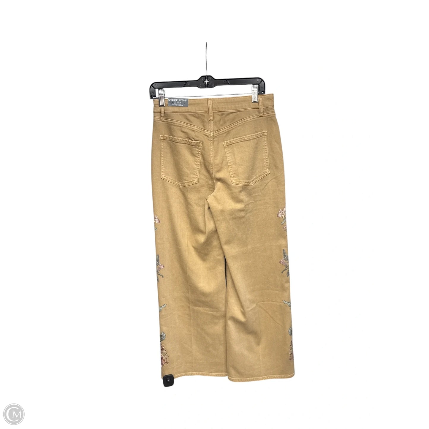 Pants Wide Leg By Chicos In Tan, Size: 6p
