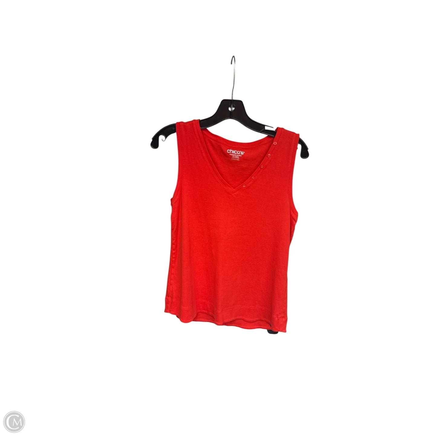 Top Sleeveless Basic By Chicos In Red