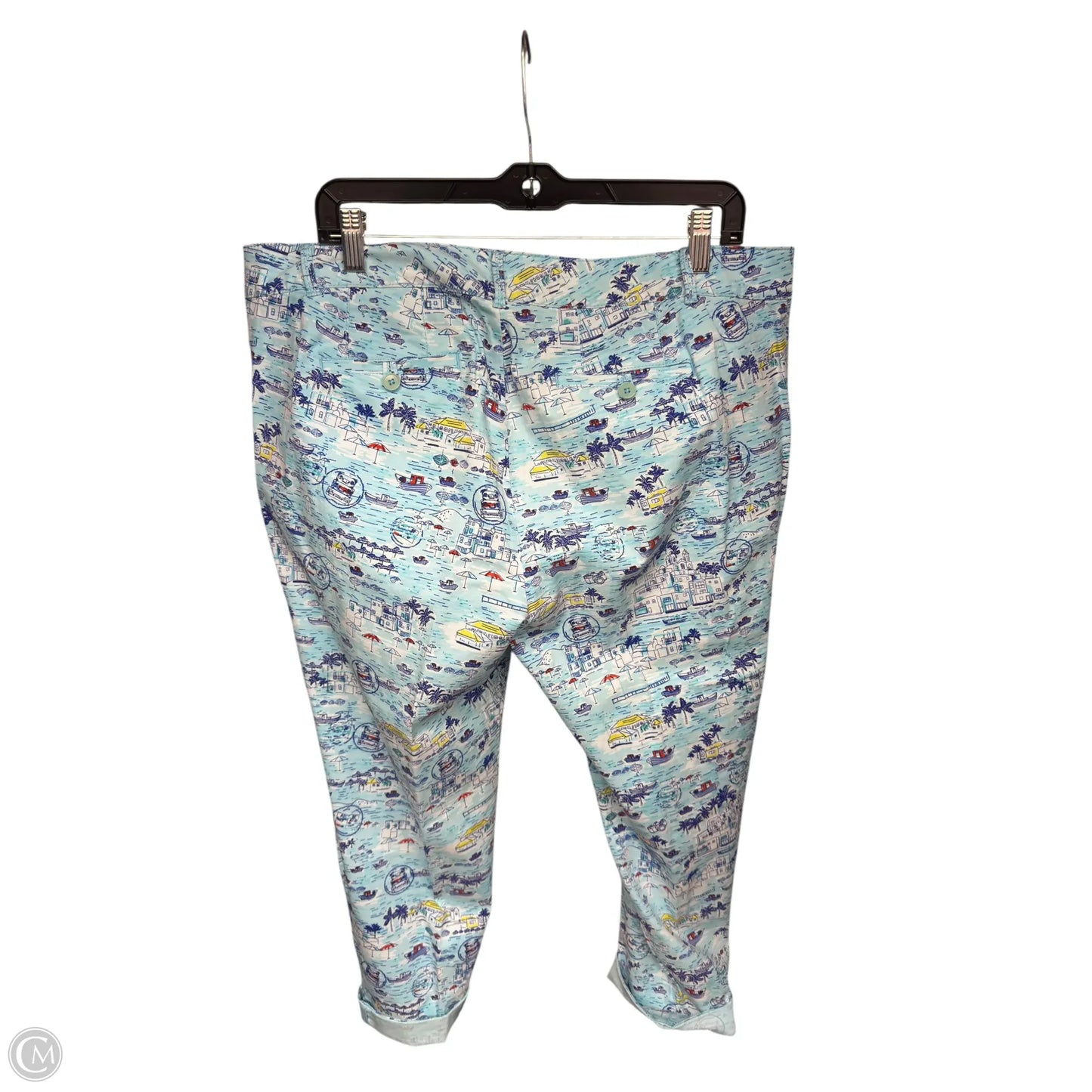 Pants Cropped By Talbots In Blue, Size: 14p