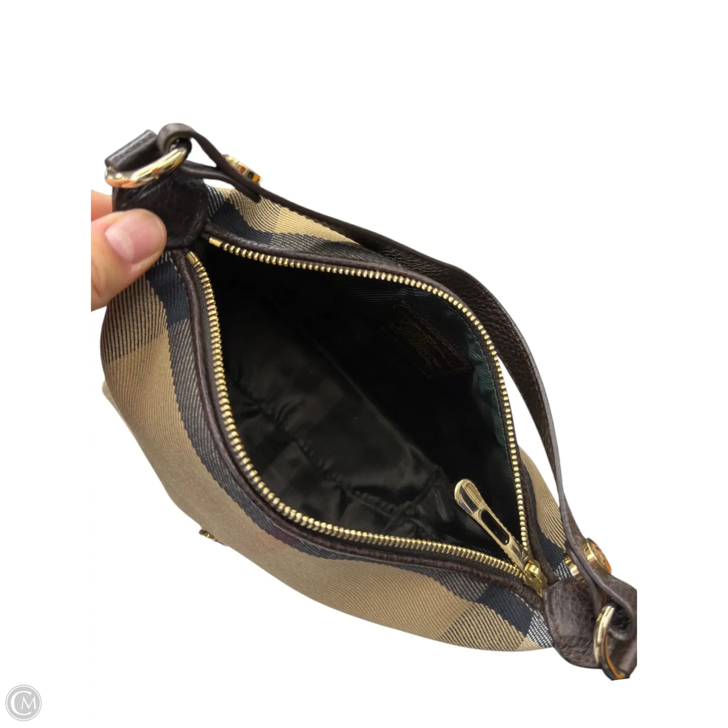 Clutch Luxury Designer By Burberry, Size: Small