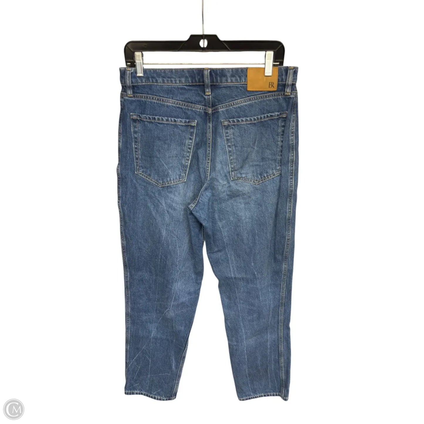 Jeans Straight By Banana Republic In Blue Denim, Size: 30