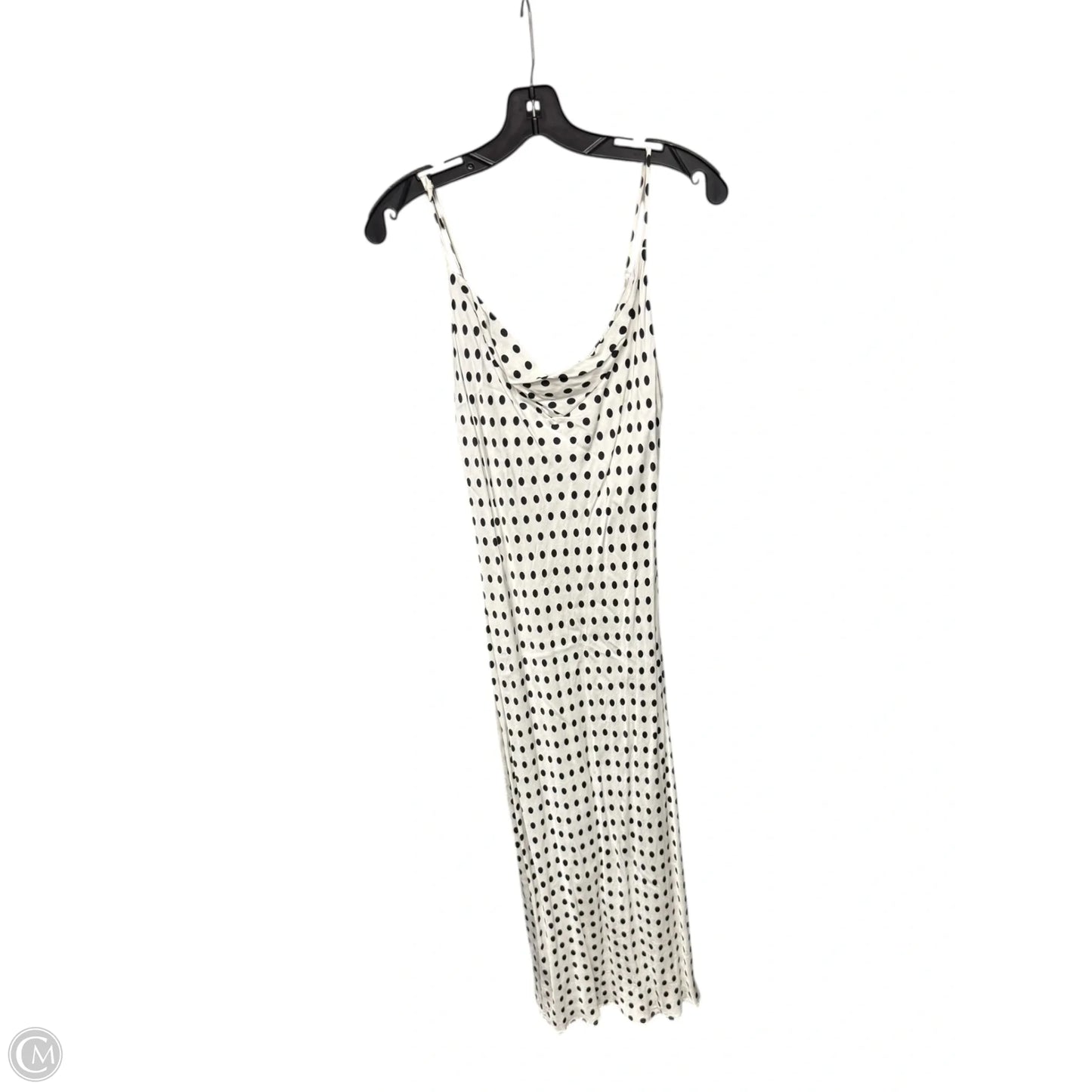 Dress Casual Maxi By Zara In Polkadot Pattern, Size: L