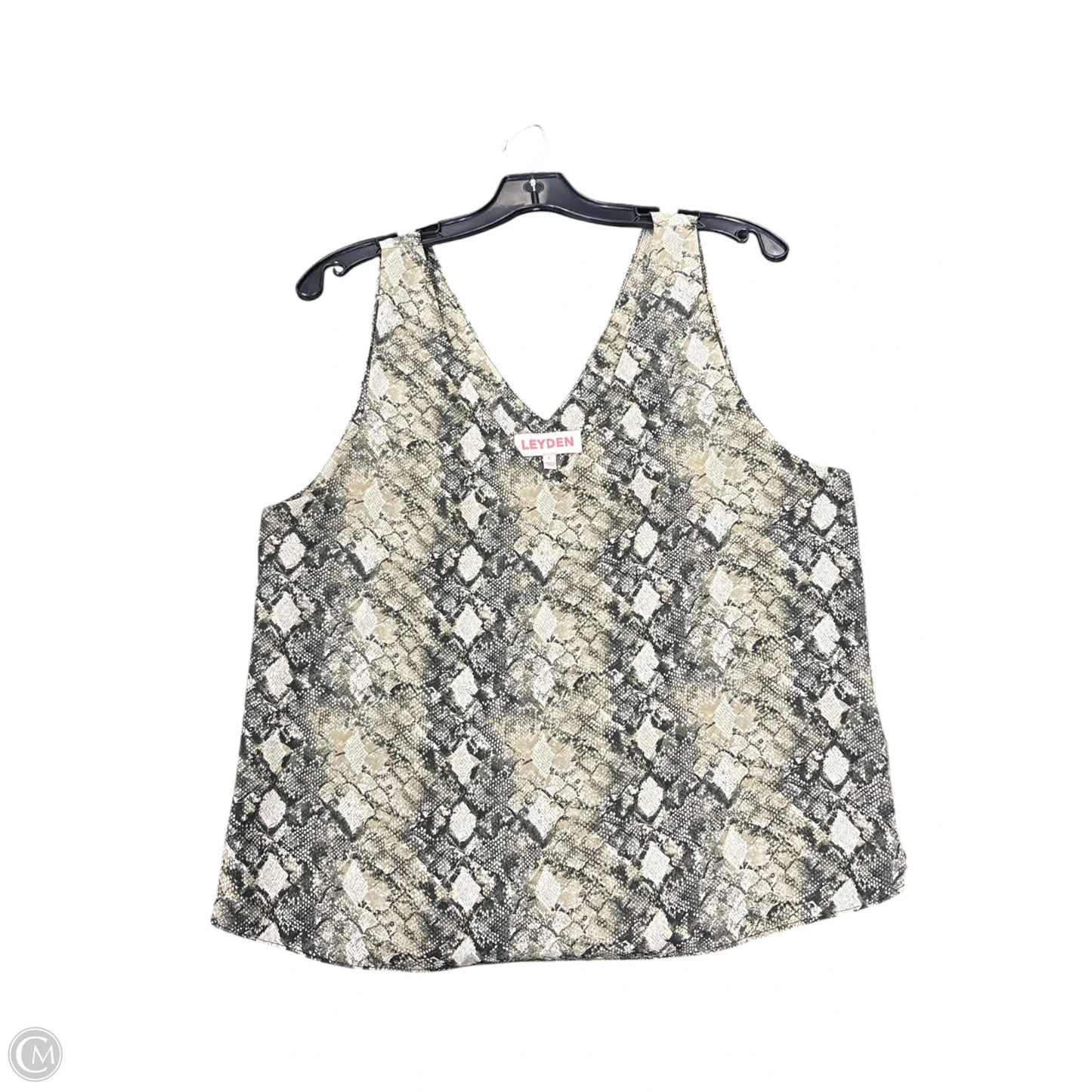 Top Sleeveless By Clothes Mentor In Snakeskin Print, Size: L