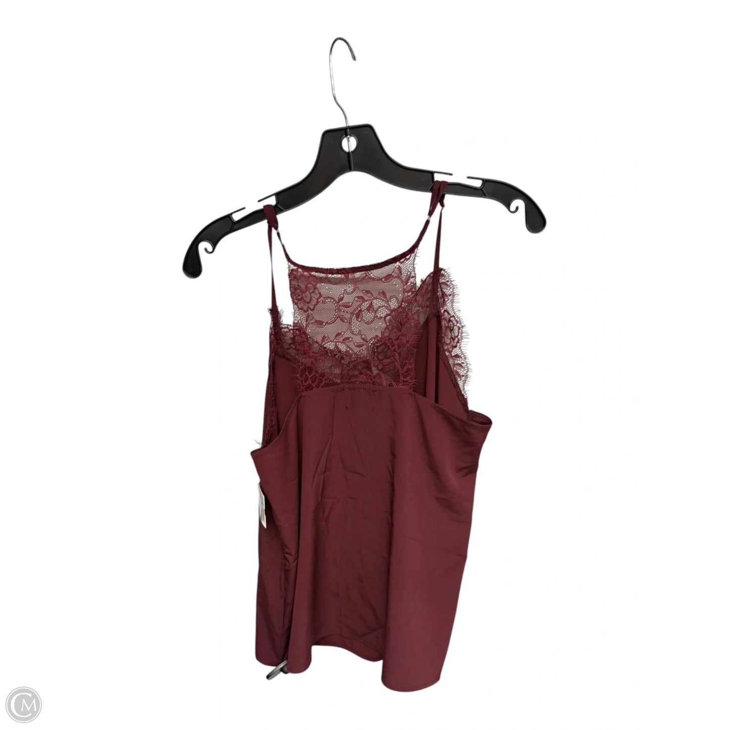 Top Cami By Clothes Mentor In Maroon, Size: S