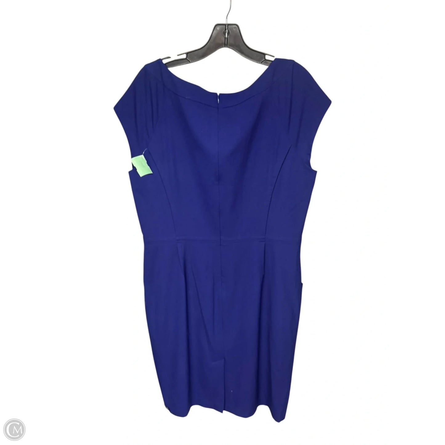 Dress Designer By Lafayette 148 In Blue, Size: 14